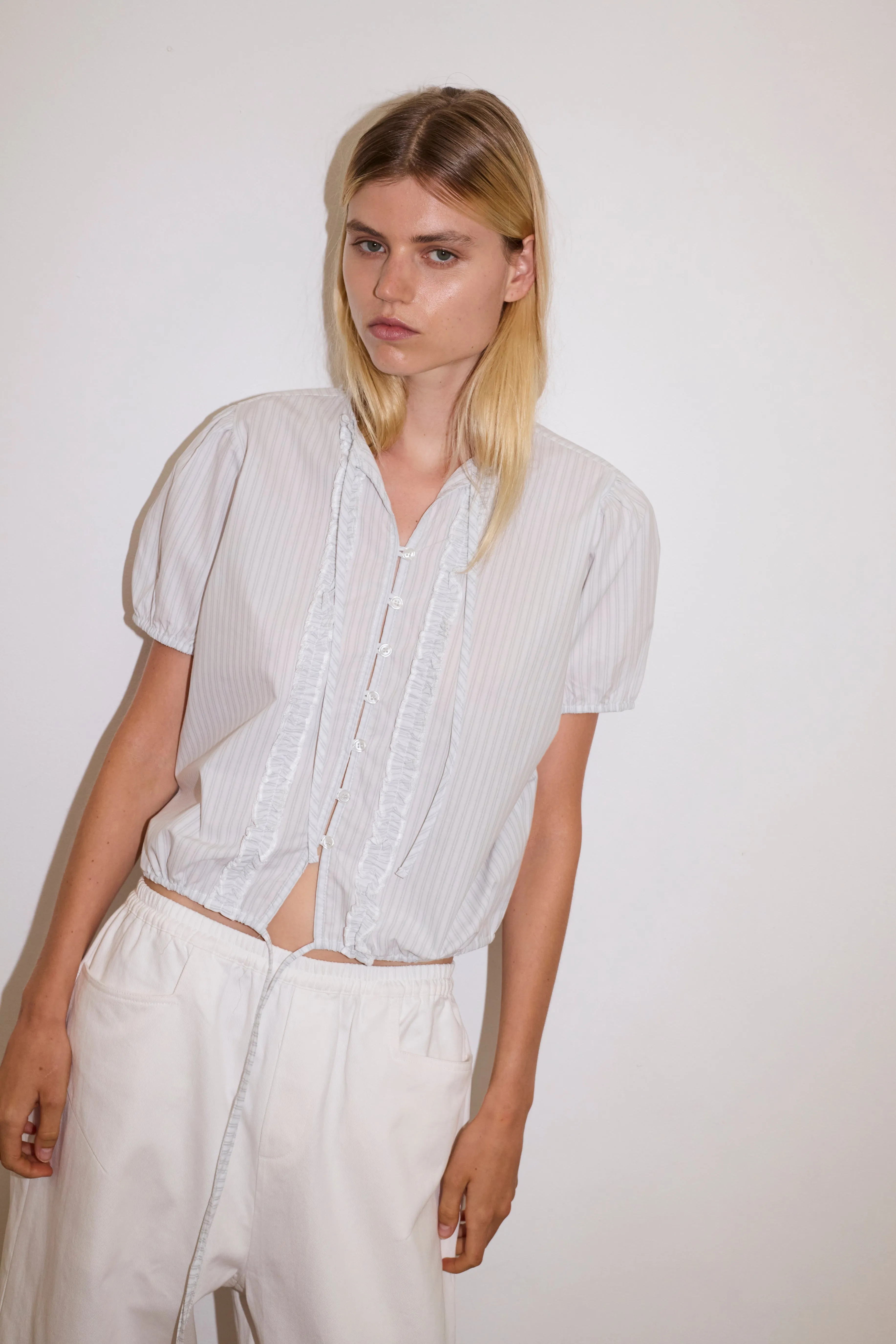 Square Pocket Pant - White sold by Deiji Studios product image thumbnail 3