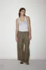 Linen Ease Trouser - Pine Check sold by Deiji Studios