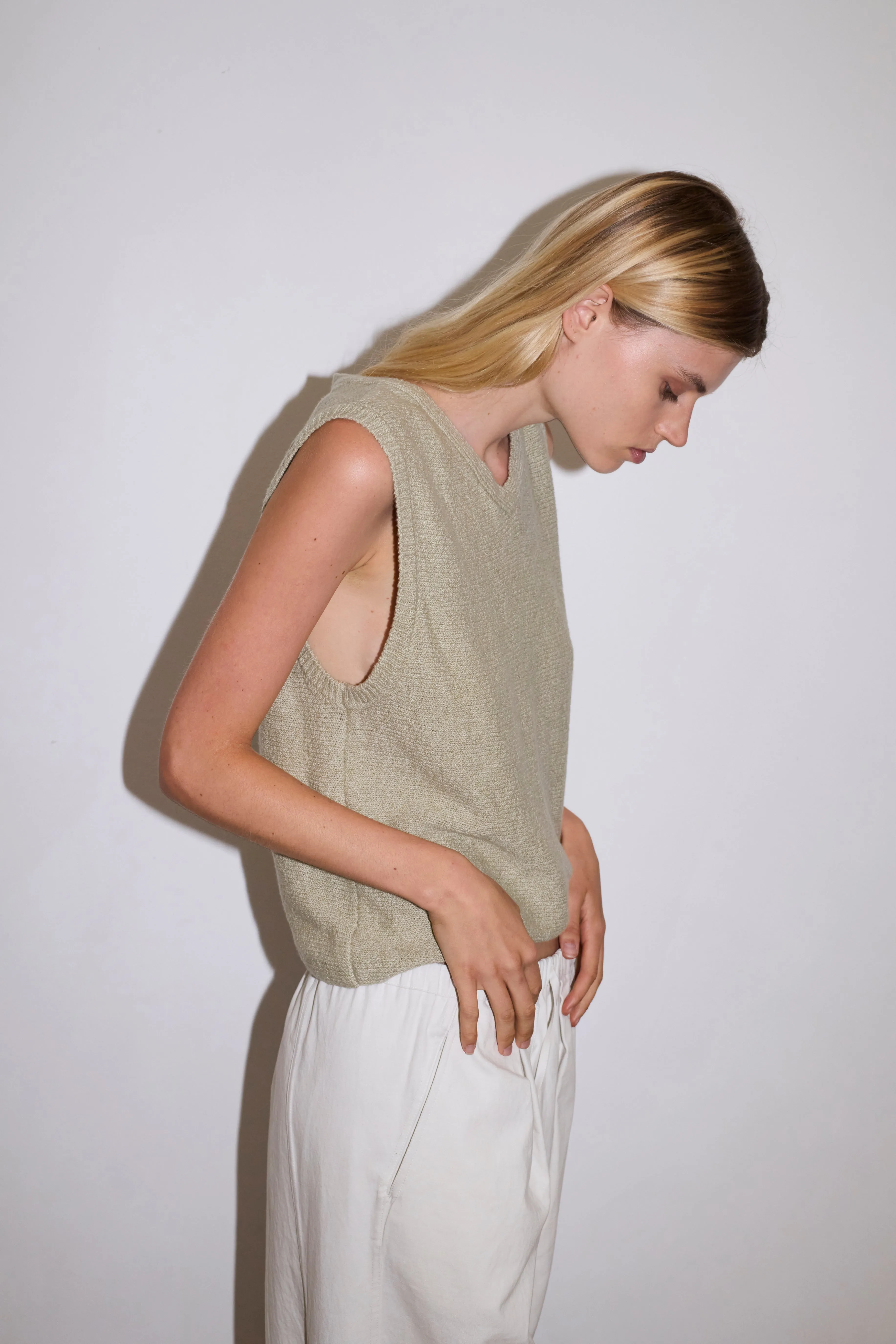 Knit Vest - Powered Sage sold by Deiji Studios product image thumbnail 3