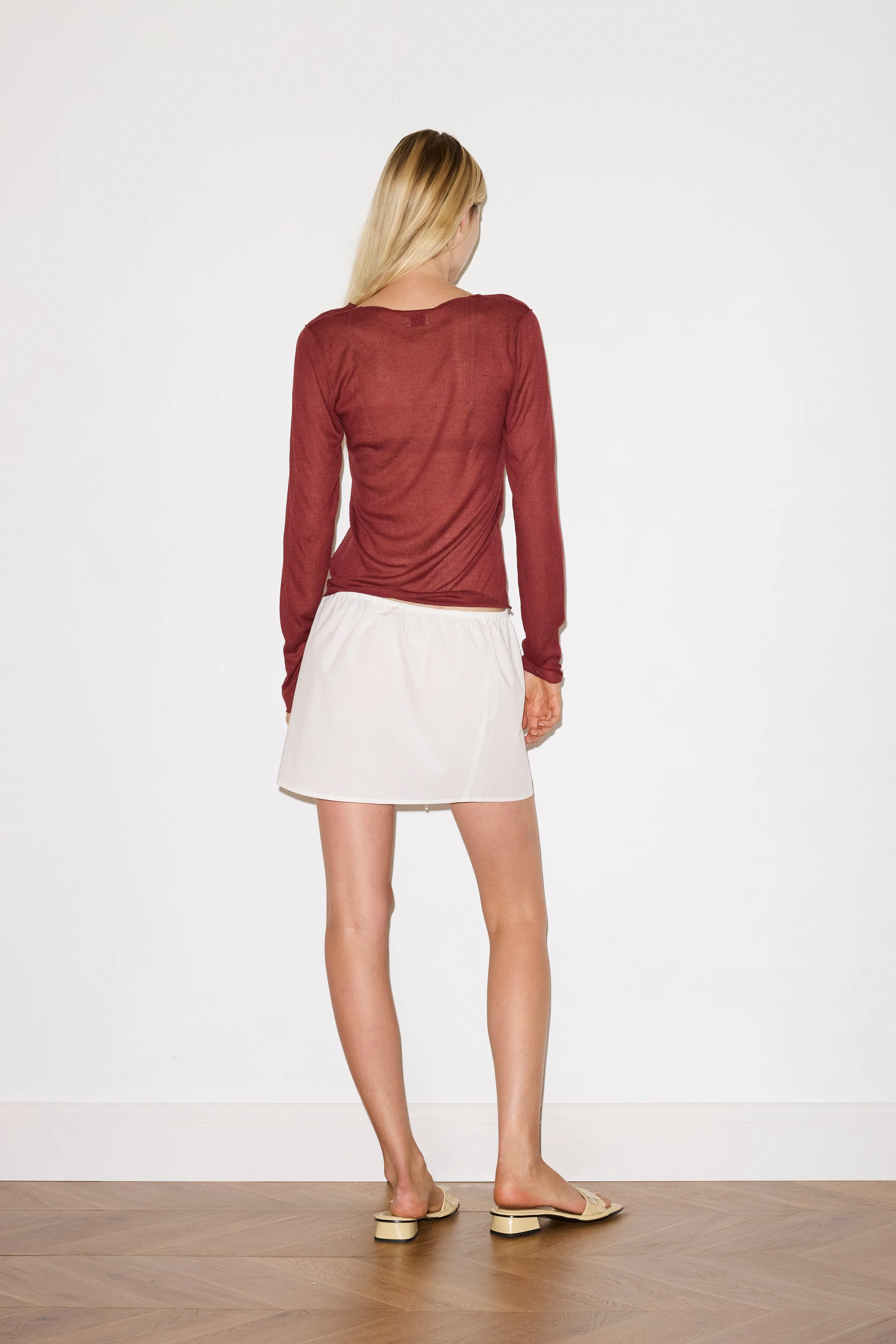Knit Long Sleeve - Crimson sold by Deiji Studios product image thumbnail 3