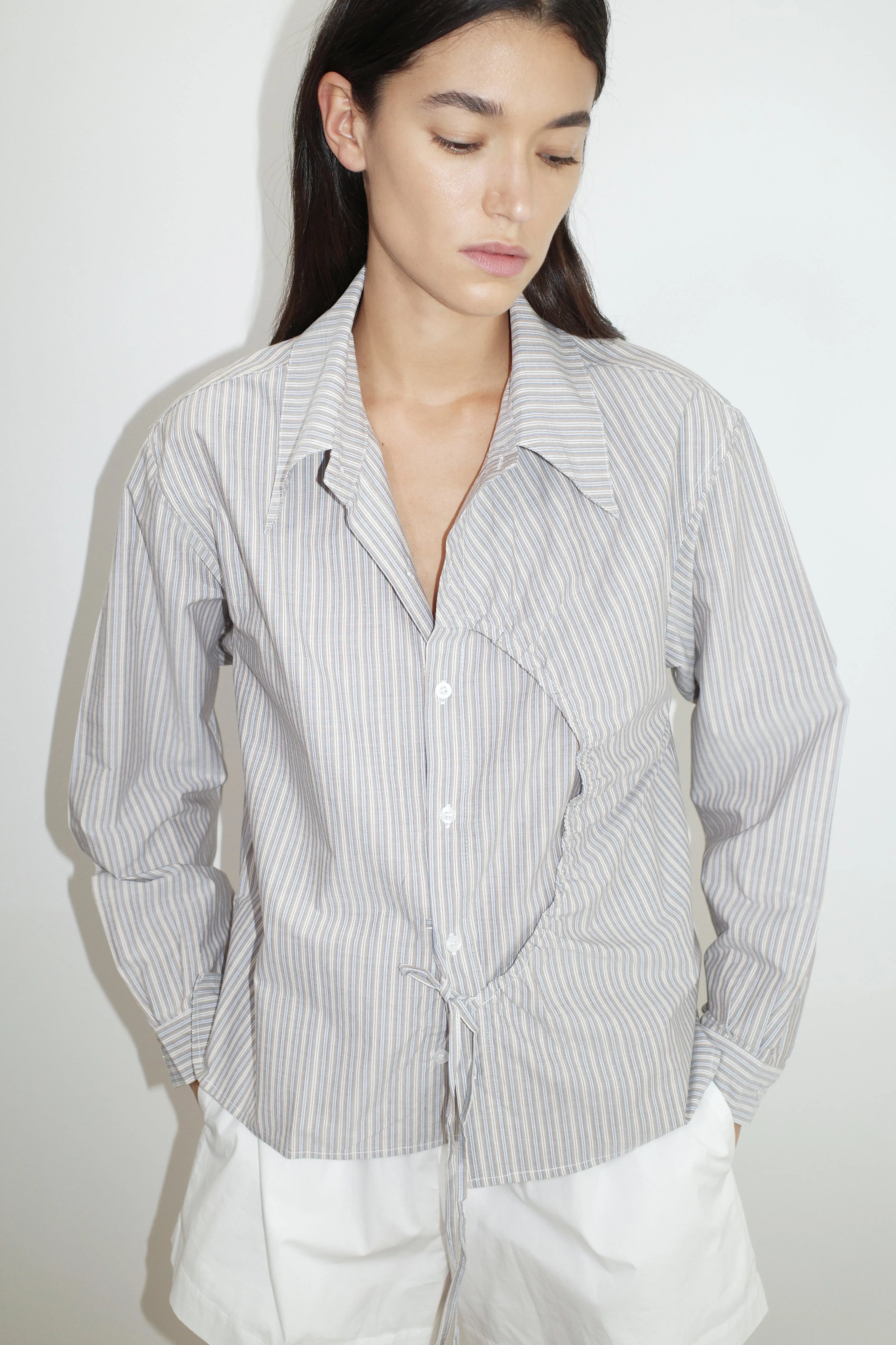 Arch Tie Shirt - Seas Stripe sold by Deiji Studios