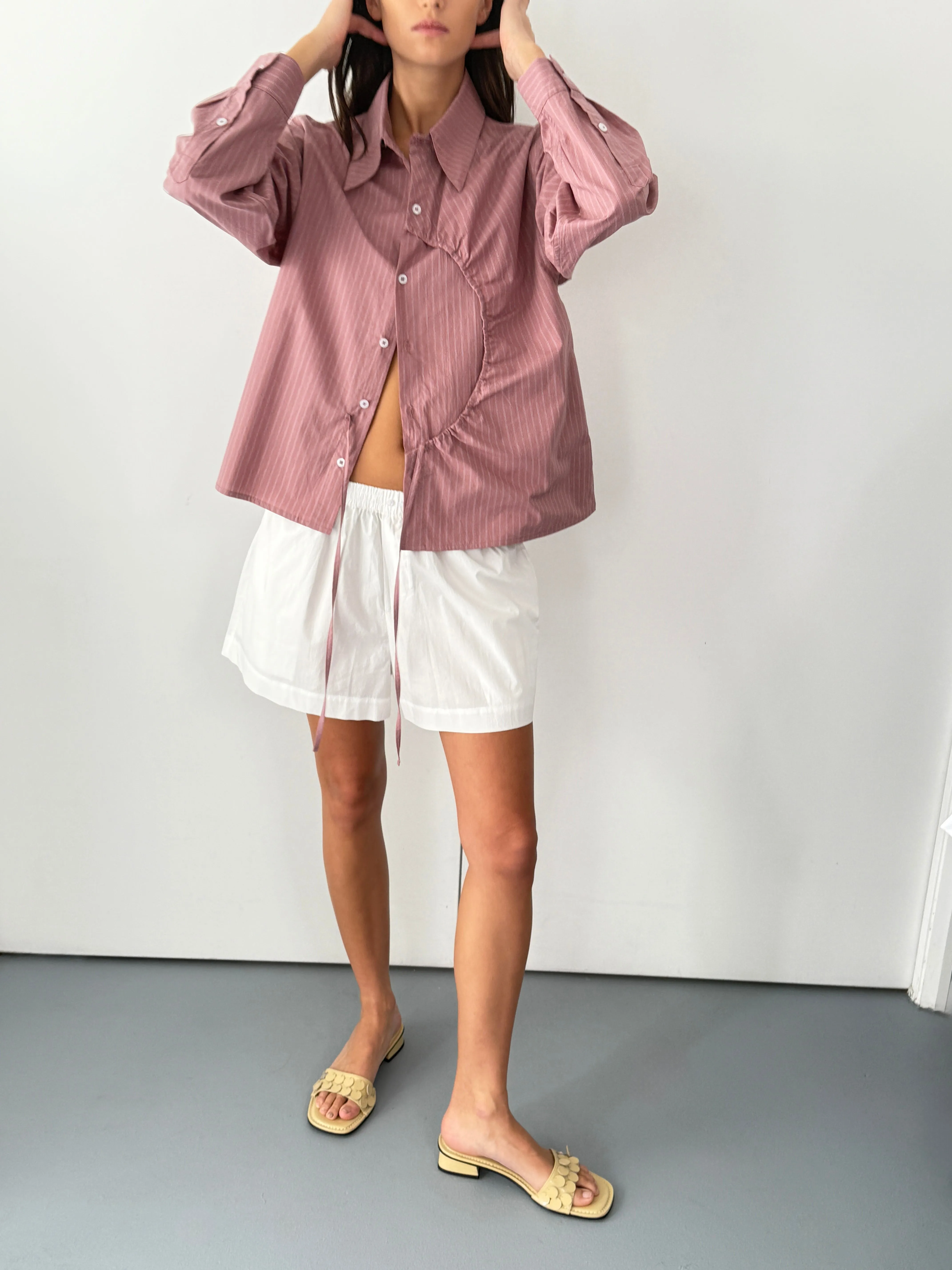 Arch Tie Shirt - Salt Stripe sold by Deiji Studios product image thumbnail 4