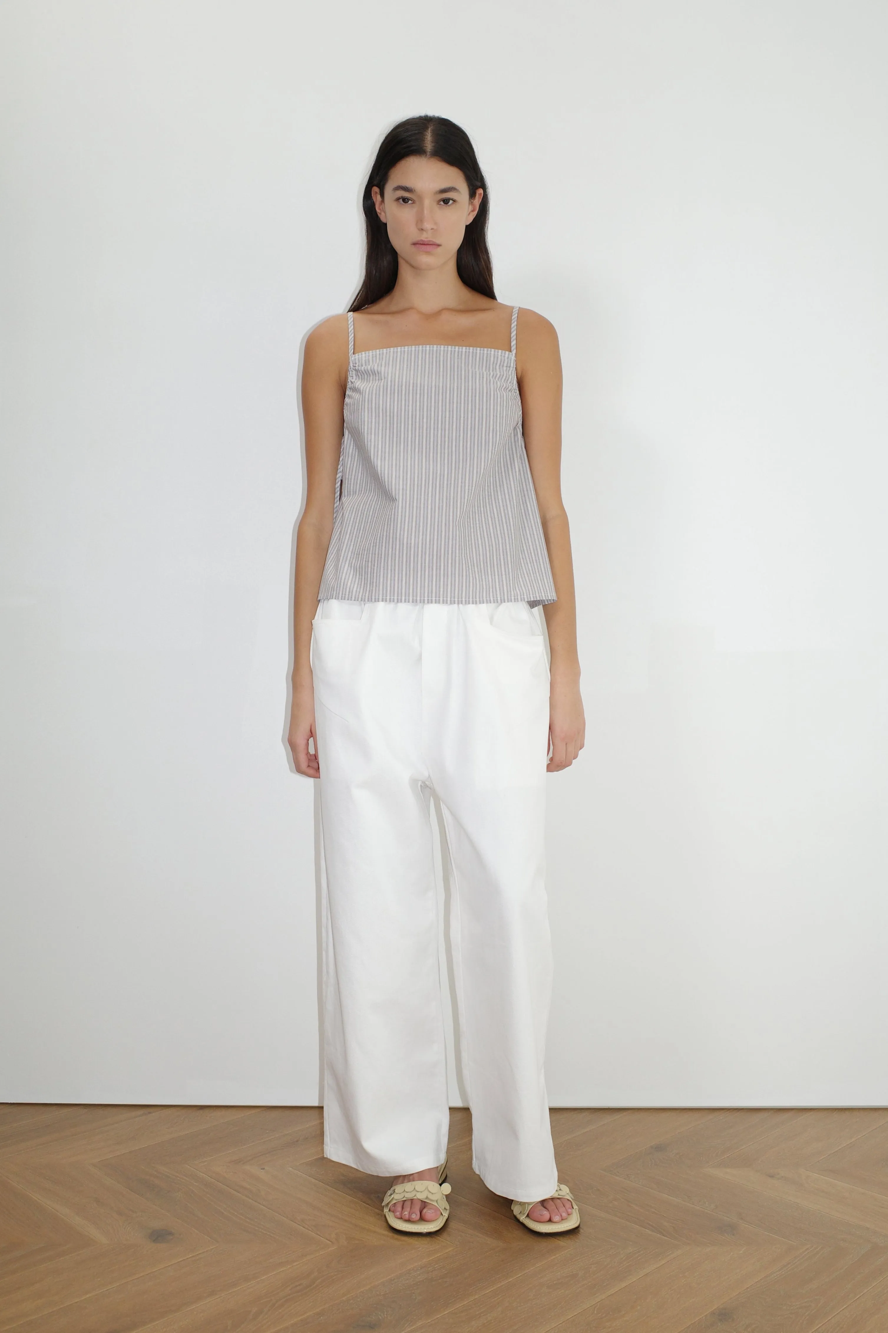 Gathered Strap Top - Seas Stripe sold by Deiji Studios product image thumbnail 2