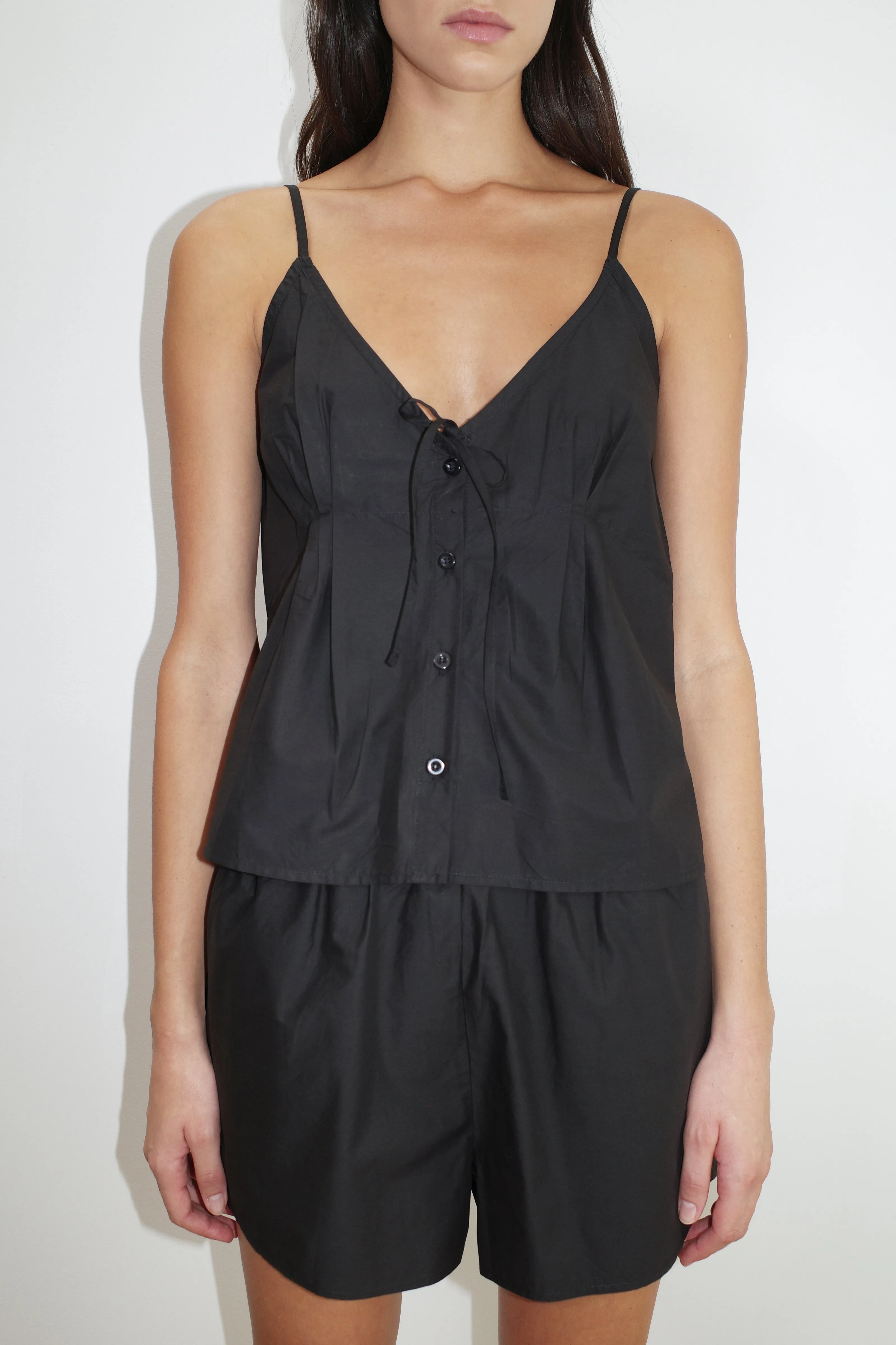 Placket Short Set - Black sold by Deiji Studios product image thumbnail 2