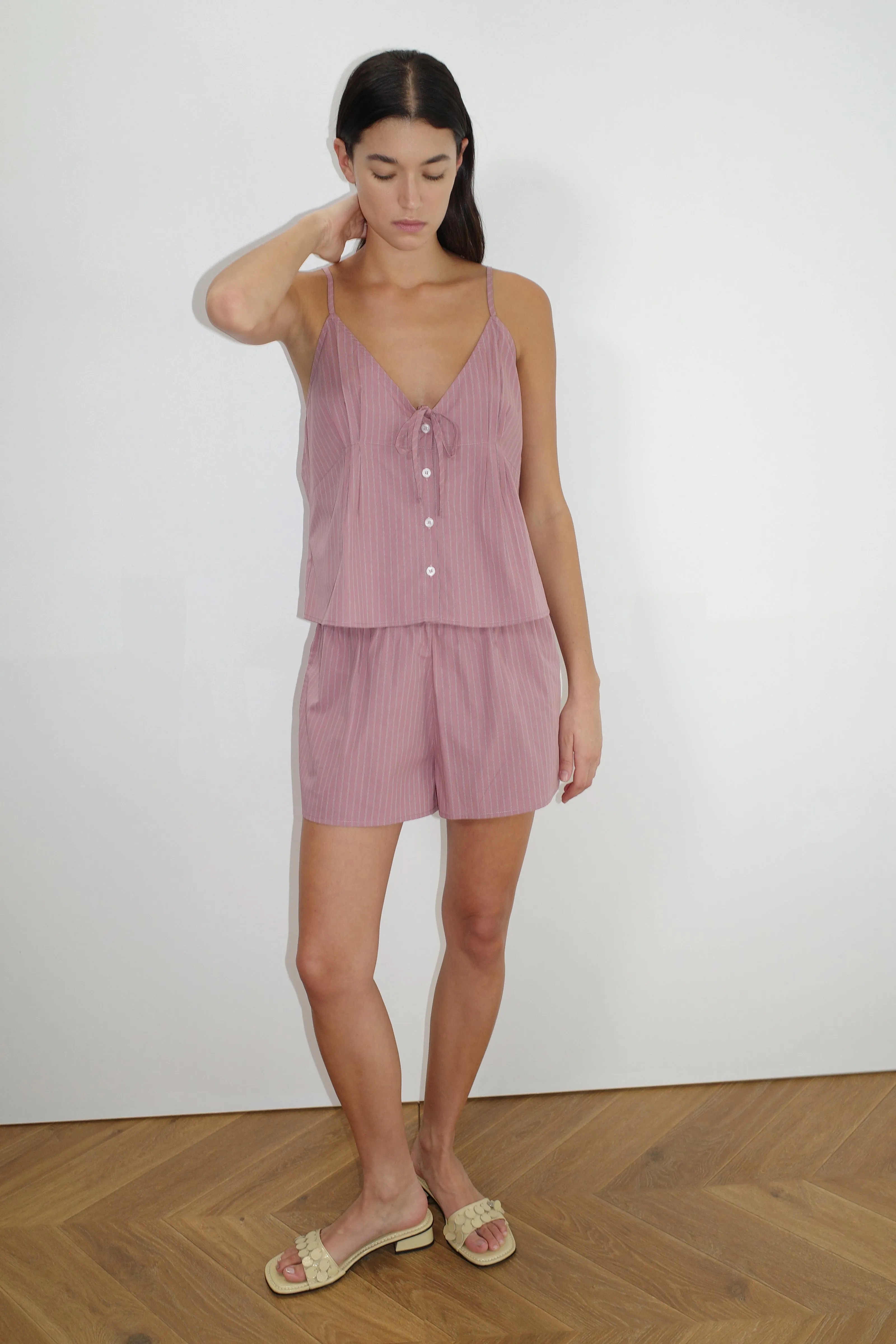 Placket Short Set - Salt Stripe sold by Deiji Studios product image thumbnail 2