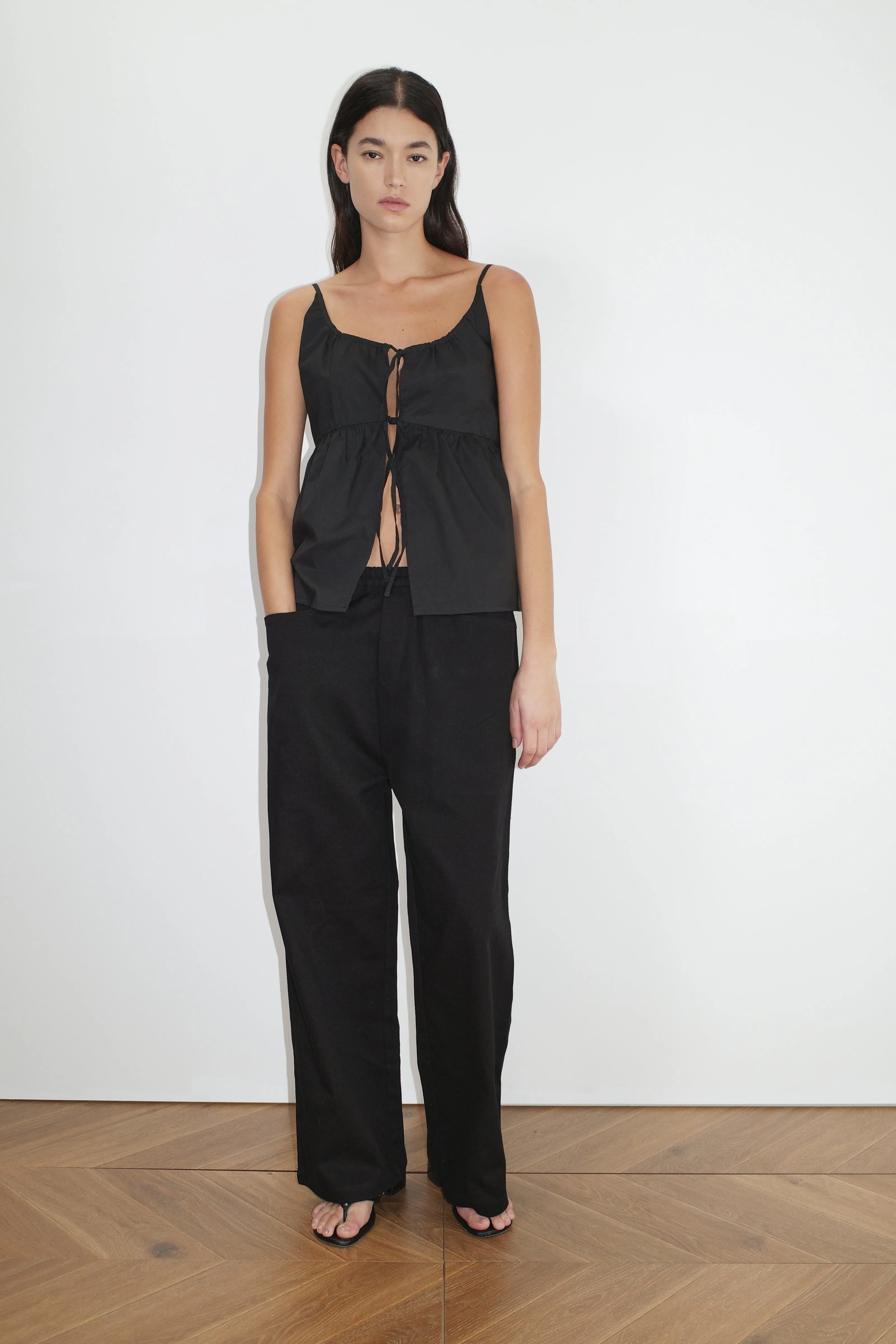 Double Tie Top - Black sold by Deiji Studios product image thumbnail 3