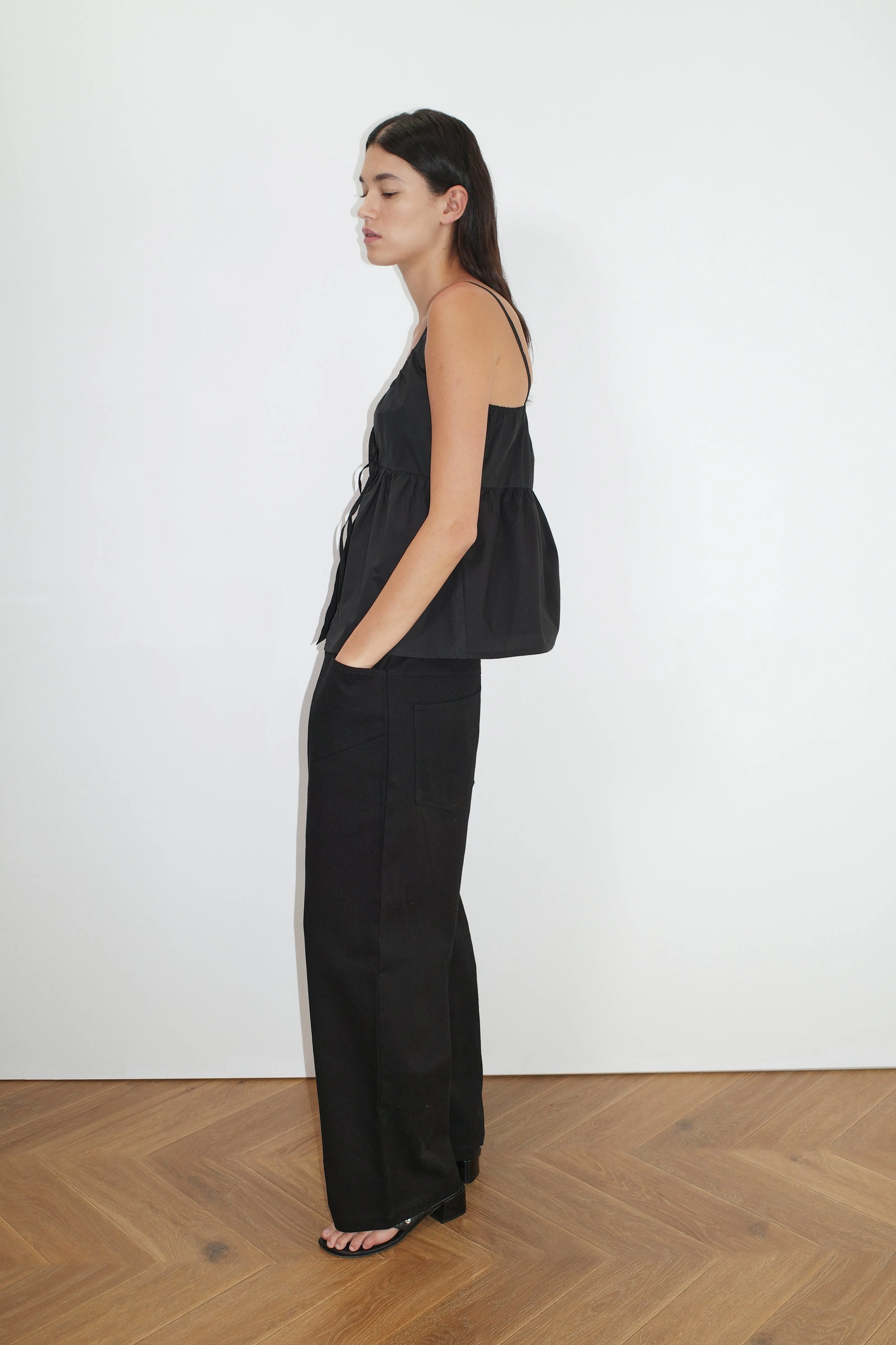 Double Tie Top - Black sold by Deiji Studios product image thumbnail 4