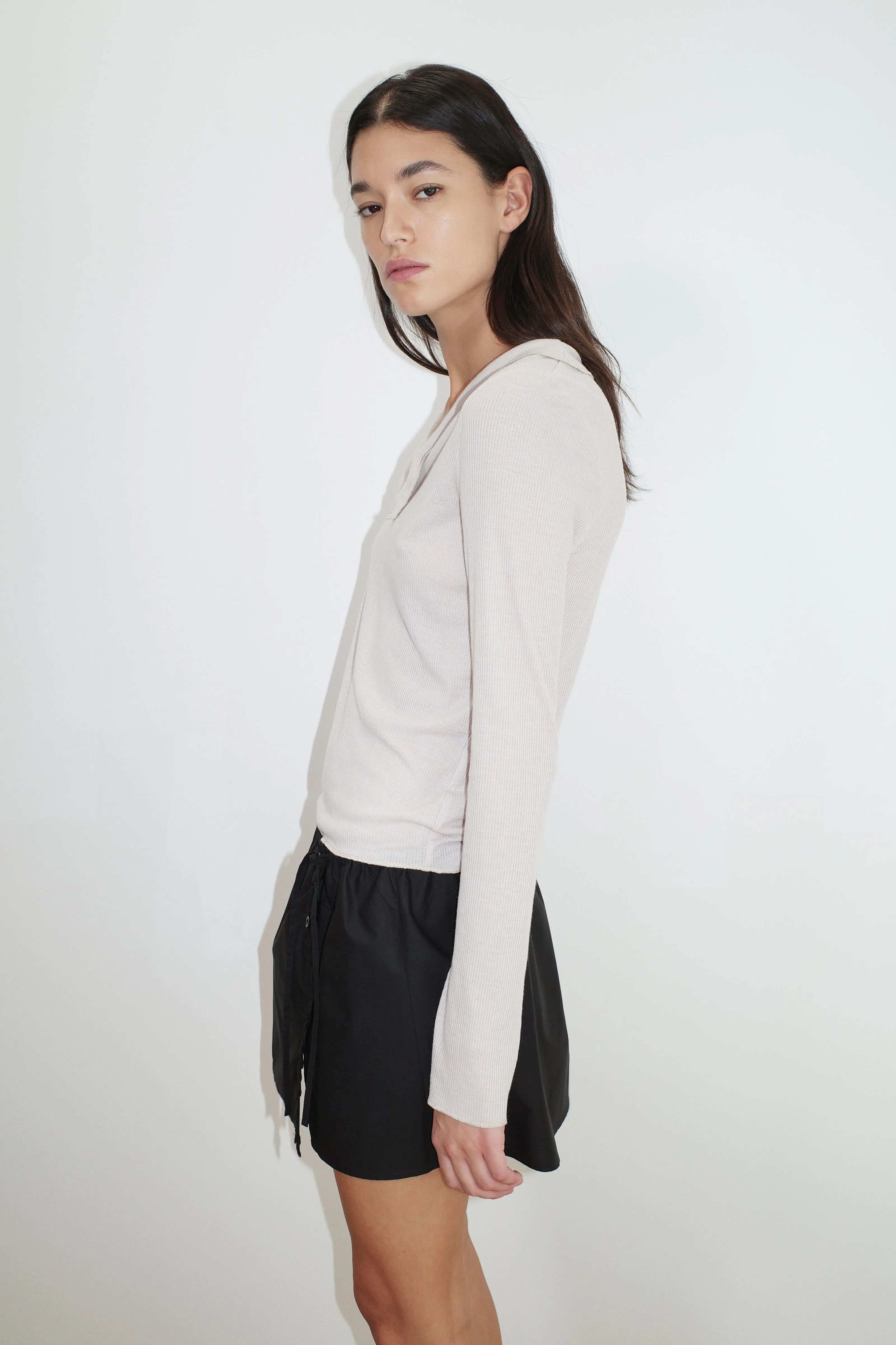 Ruffle Mini Skirt - Black sold by Deiji Studios product image thumbnail 4
