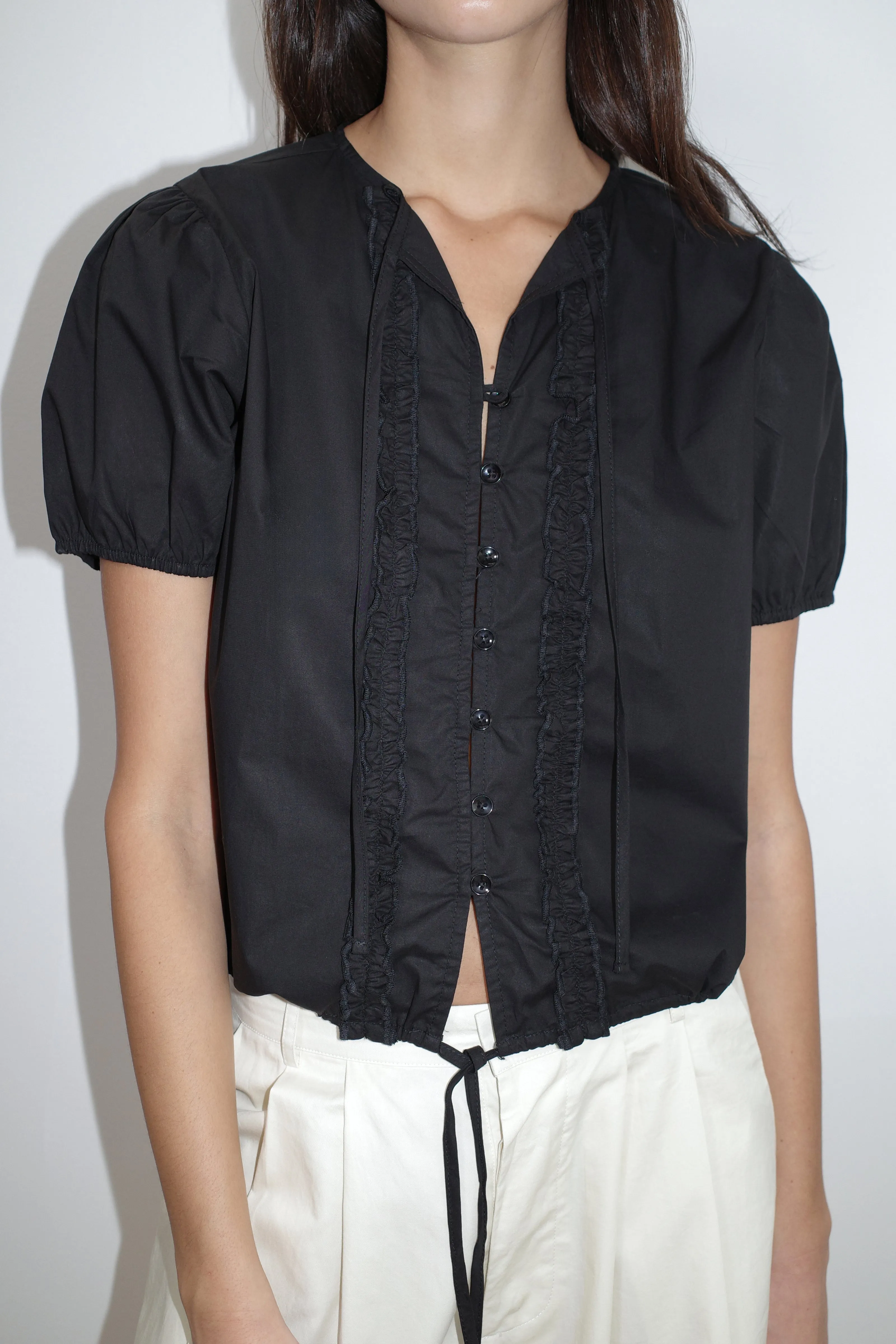 Double Frill Top - Black sold by Deiji Studios product image thumbnail 3
