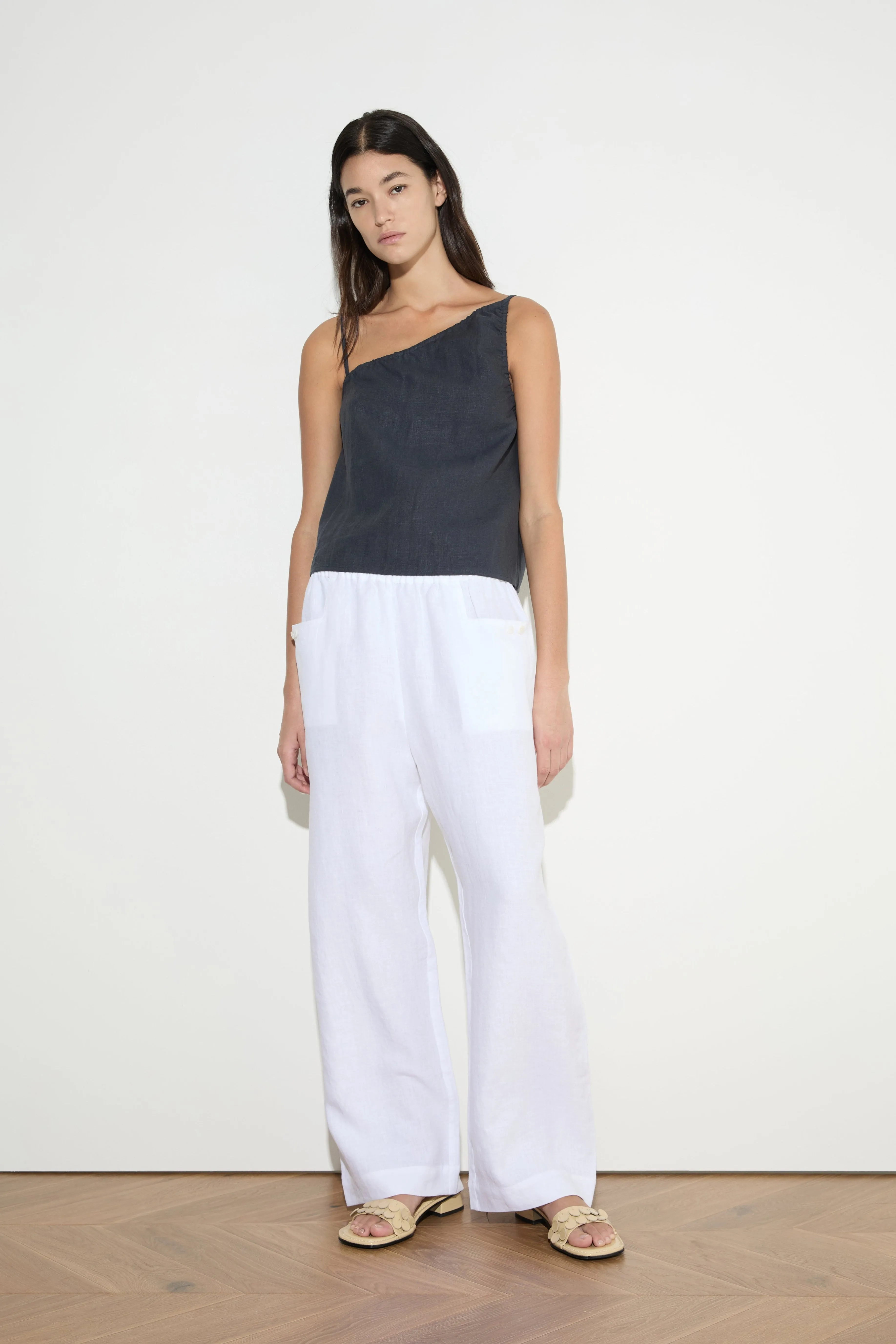 Asymmetric Tie Top - Ink sold by Deiji Studios product image thumbnail 2