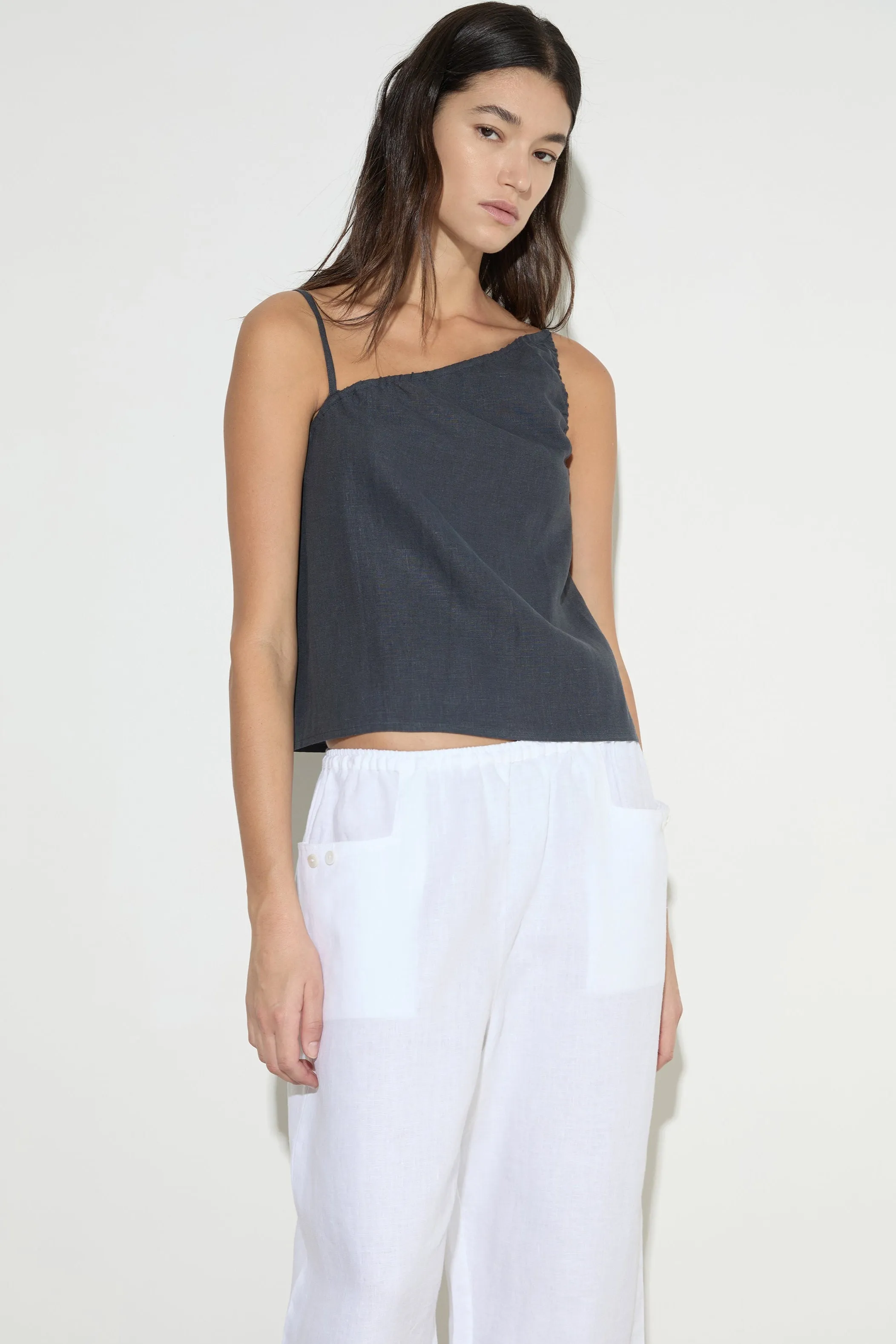 Asymmetric Tie Top - Ink sold by Deiji Studios product image thumbnail 3