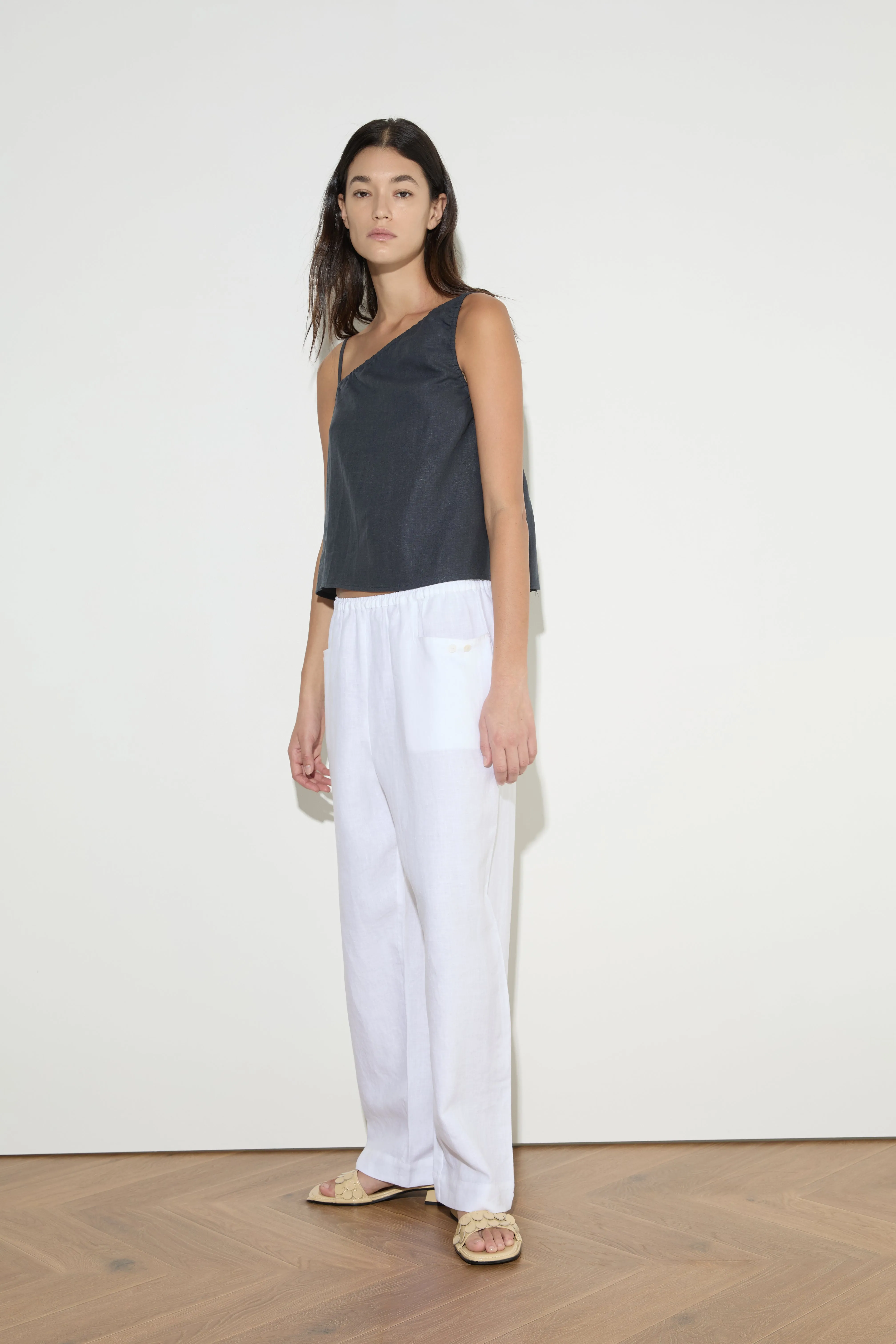 Asymmetric Tie Top - Ink sold by Deiji Studios product image thumbnail 5