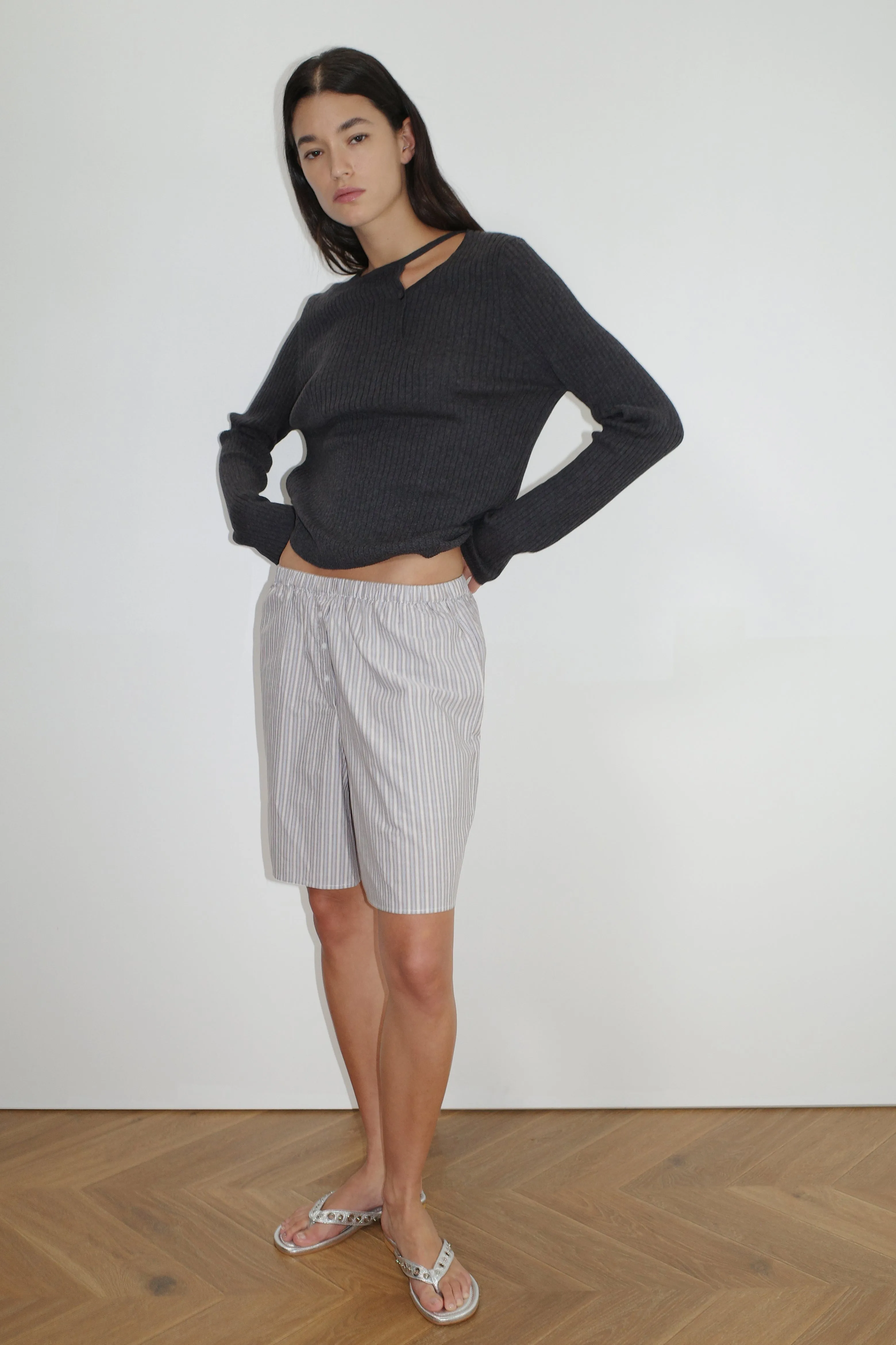 Cut Out Cardi - Coal sold by Deiji Studios product image thumbnail 2