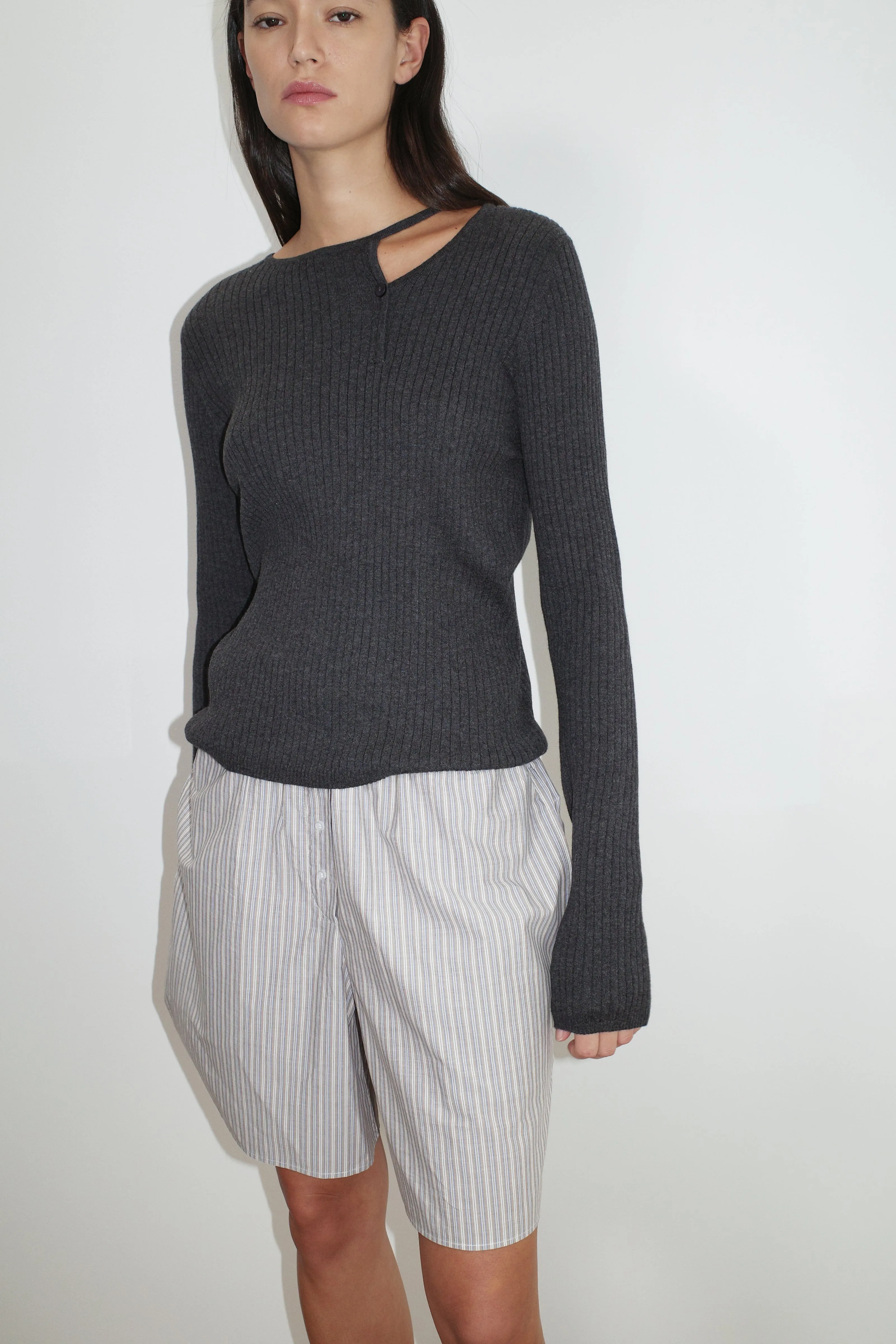 Cut Out Cardi - Coal sold by Deiji Studios product image thumbnail 3