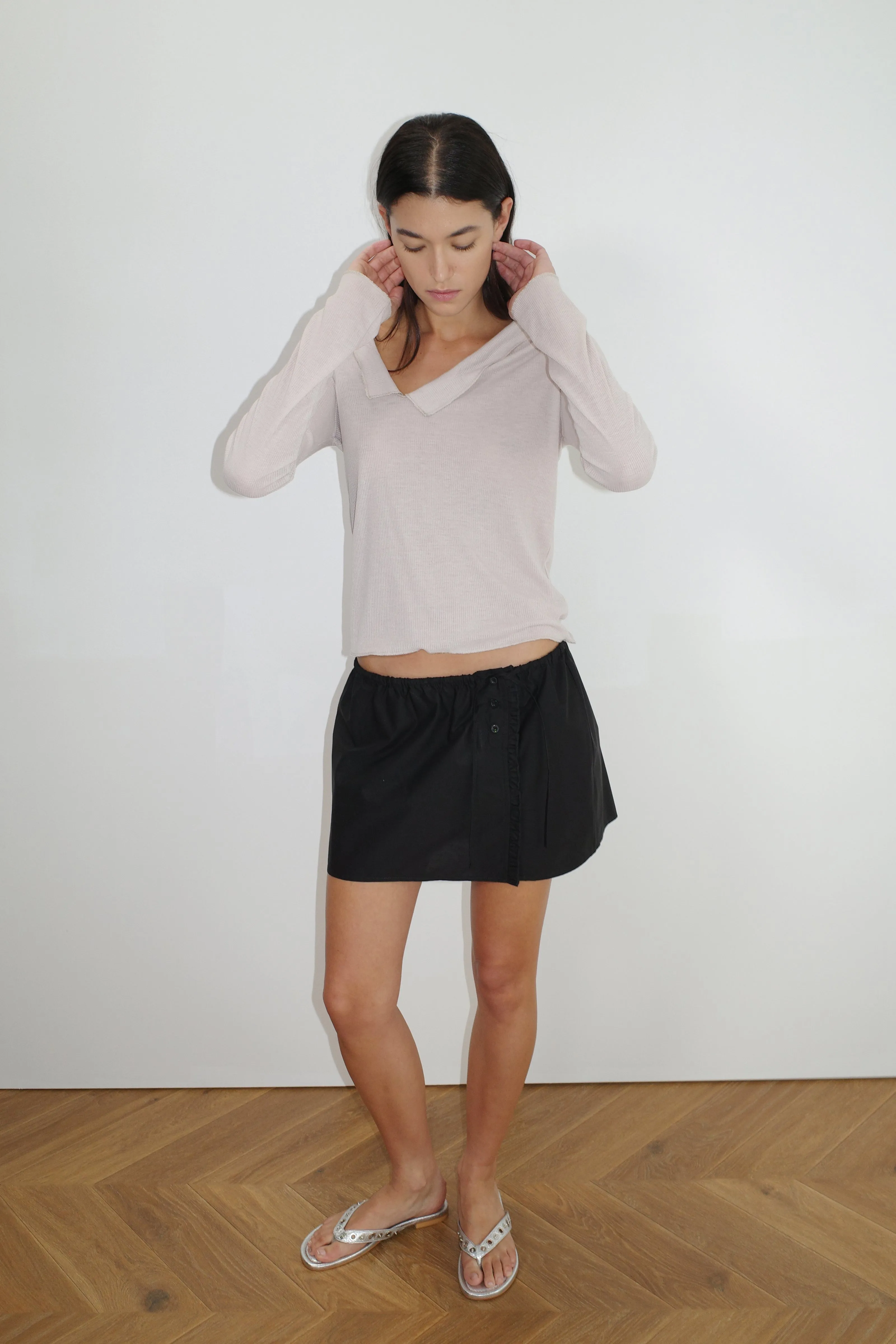 Cross Collar Top - Shell sold by Deiji Studios product image thumbnail 5