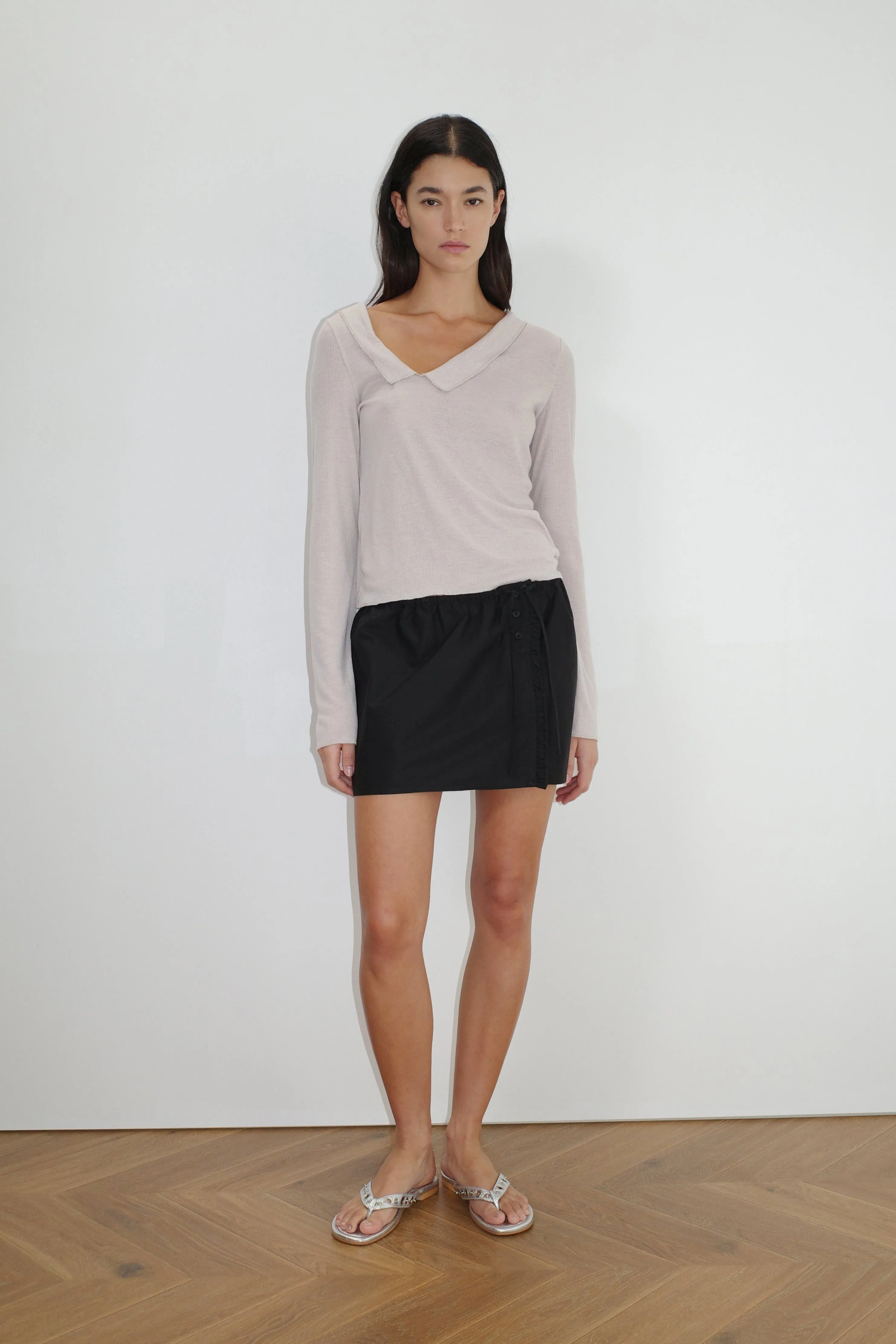 Cross Collar Top - Shell sold by Deiji Studios product image thumbnail 2