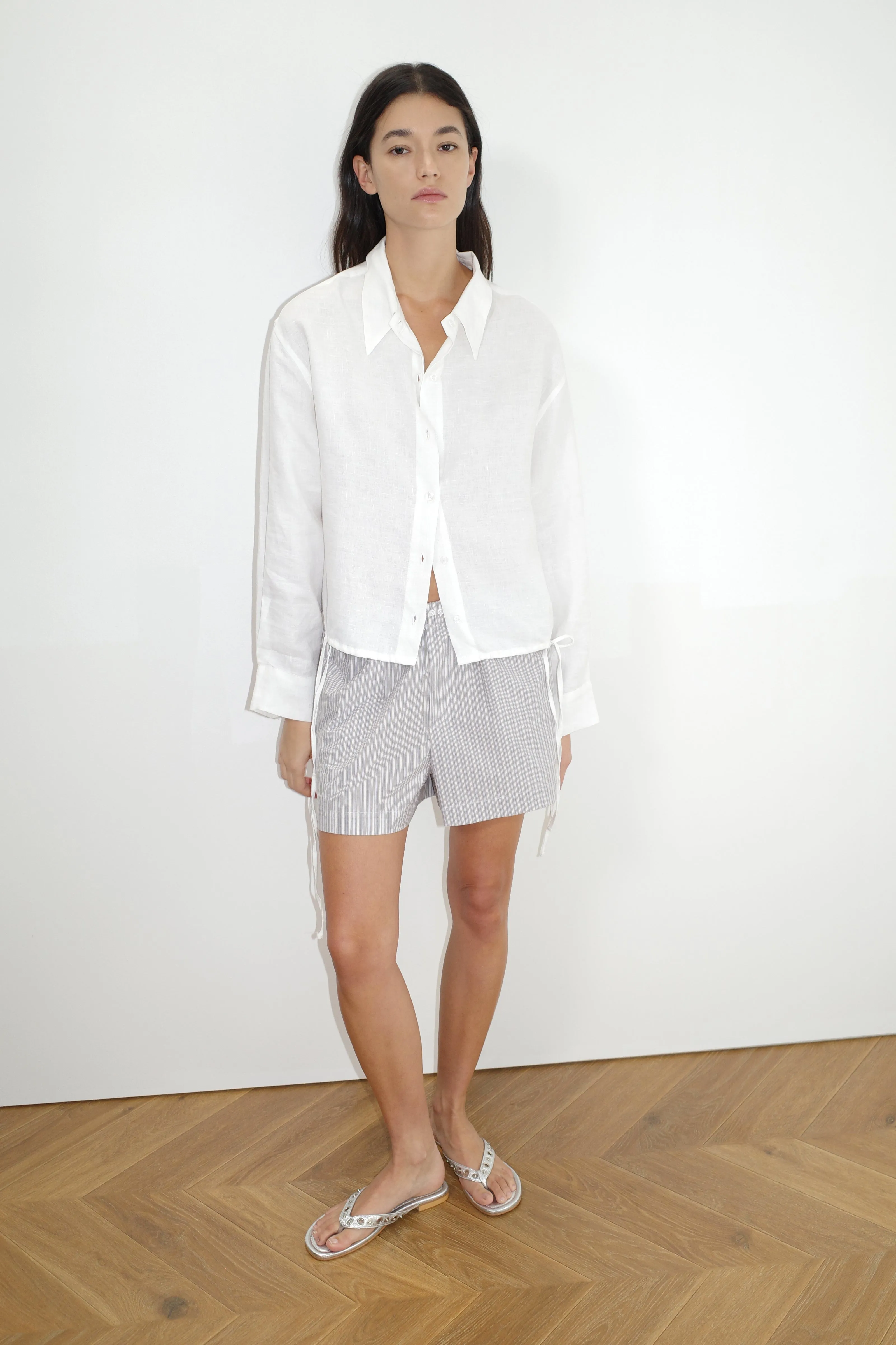 Hem Shirt - White sold by Deiji Studios product image thumbnail 5