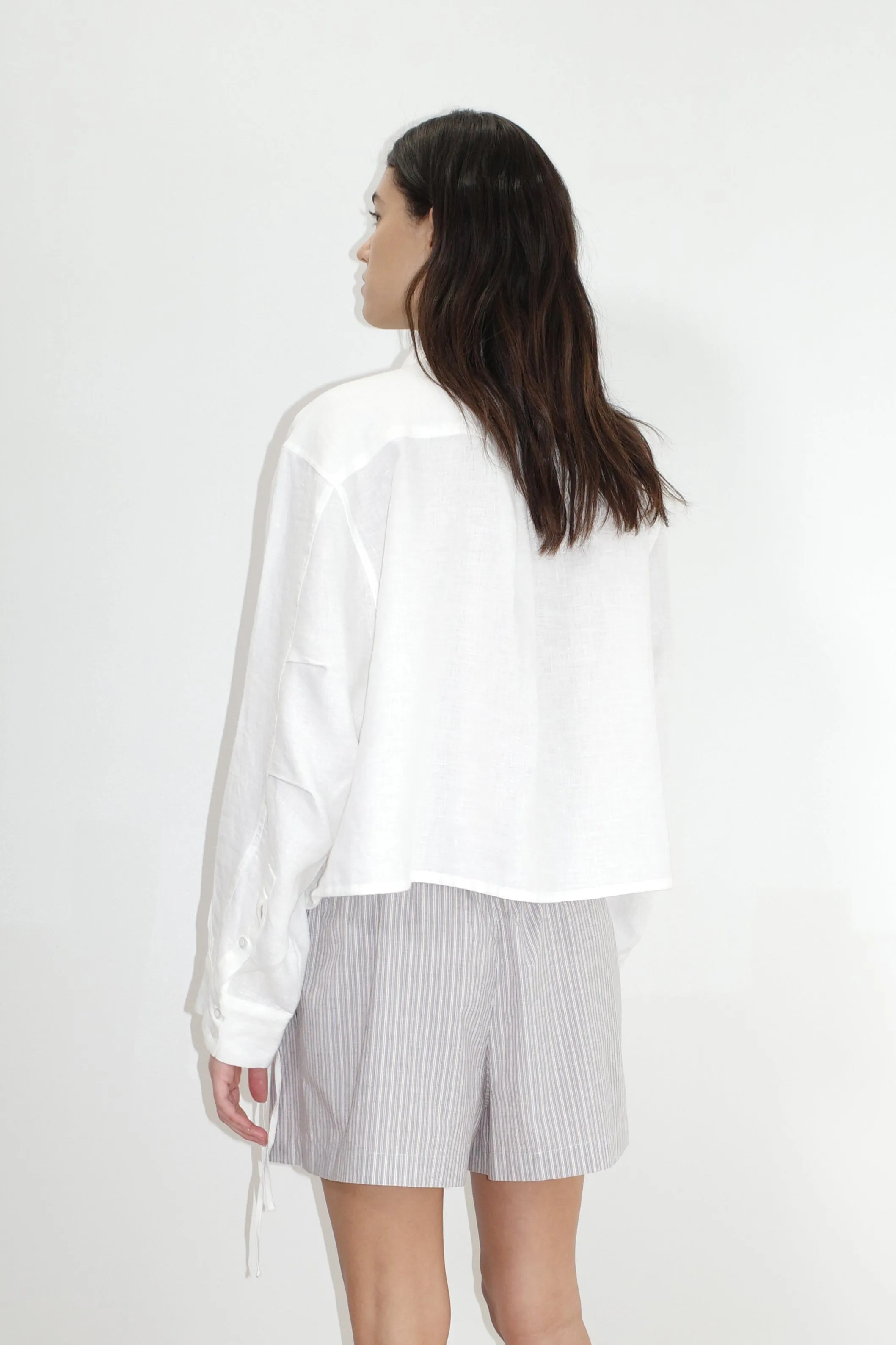 Hem Shirt - White sold by Deiji Studios product image thumbnail 2