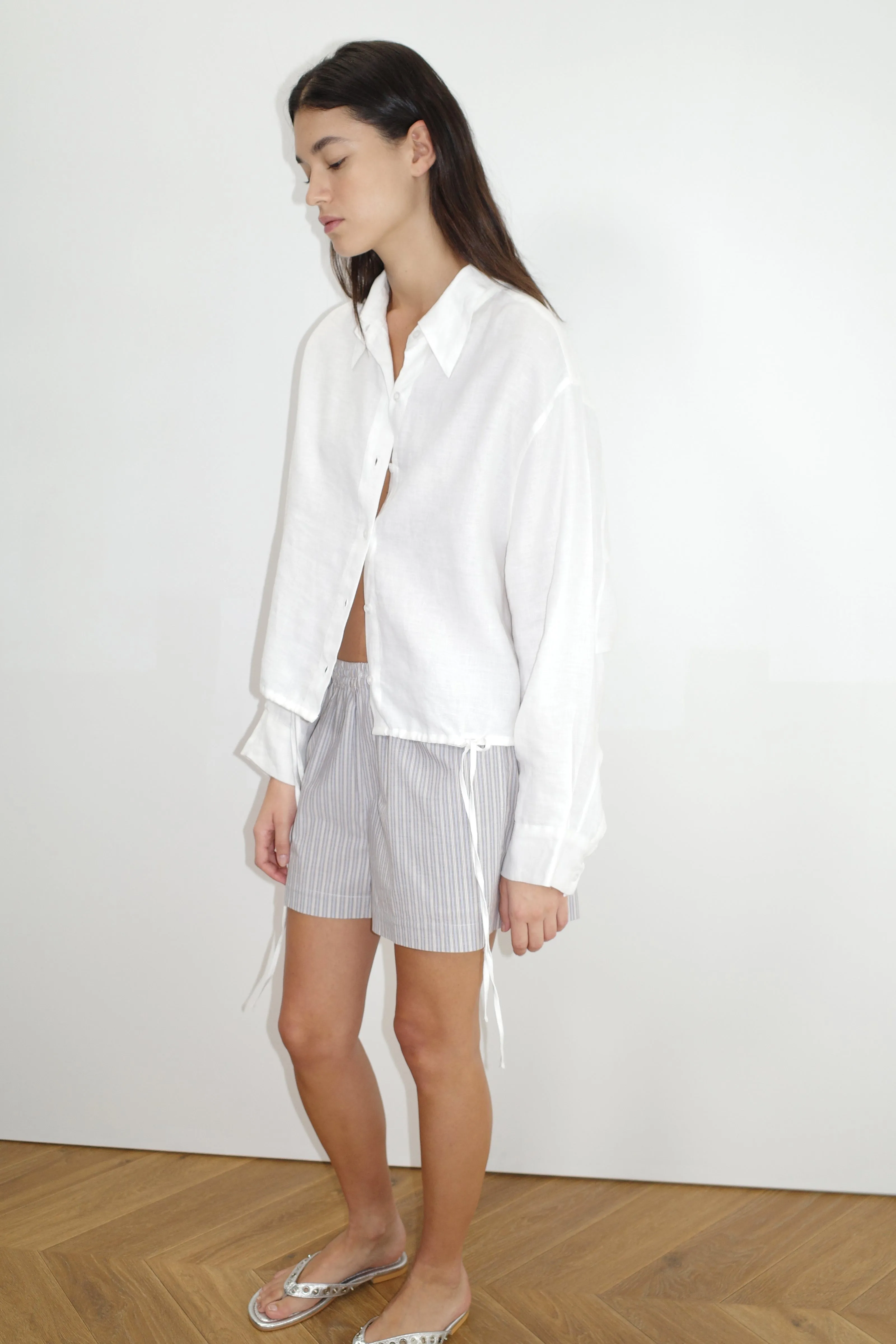 Hem Shirt - White sold by Deiji Studios product image thumbnail 3