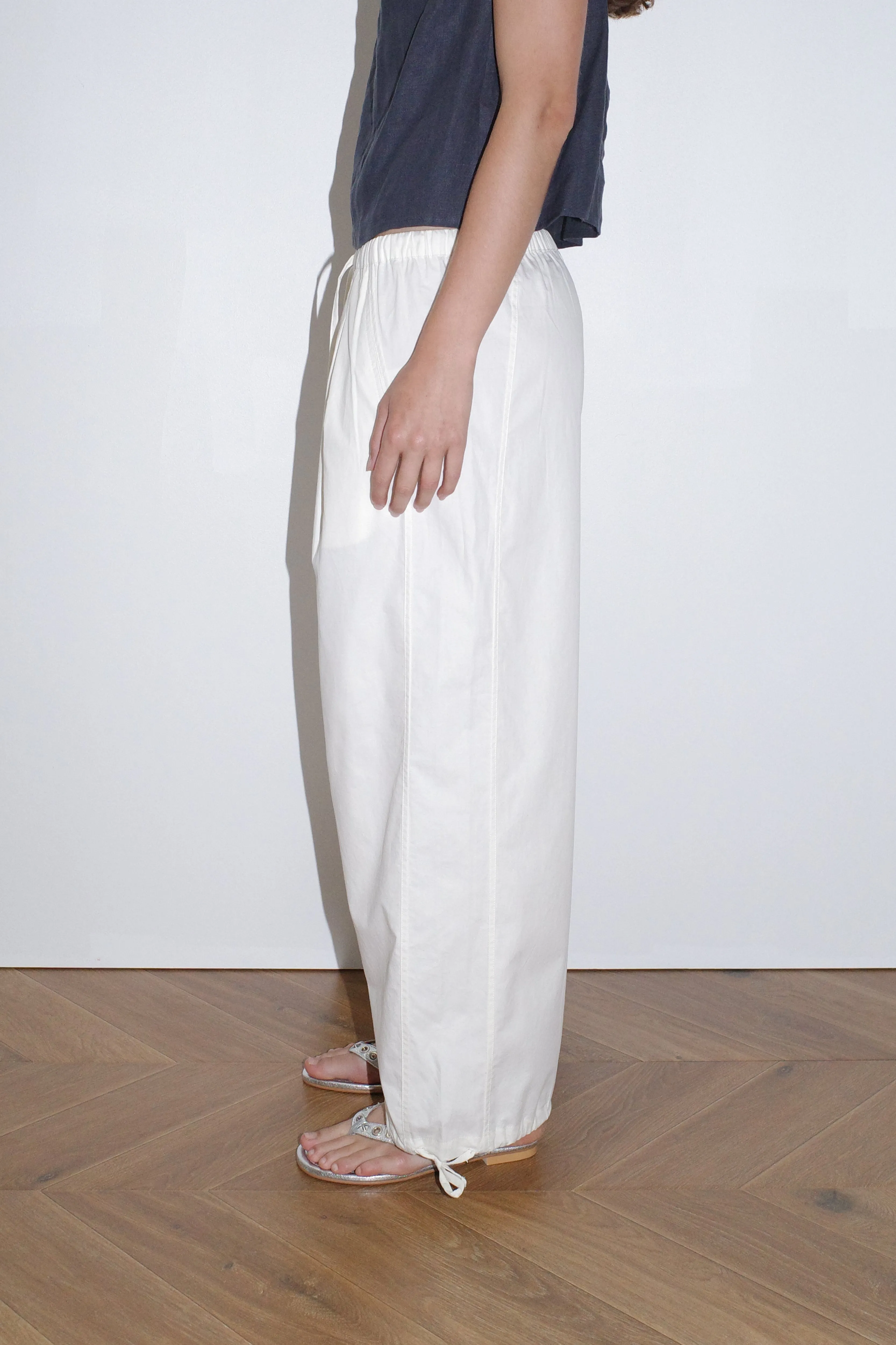 Tie Hem Pant - White sold by Deiji Studios product image thumbnail 2