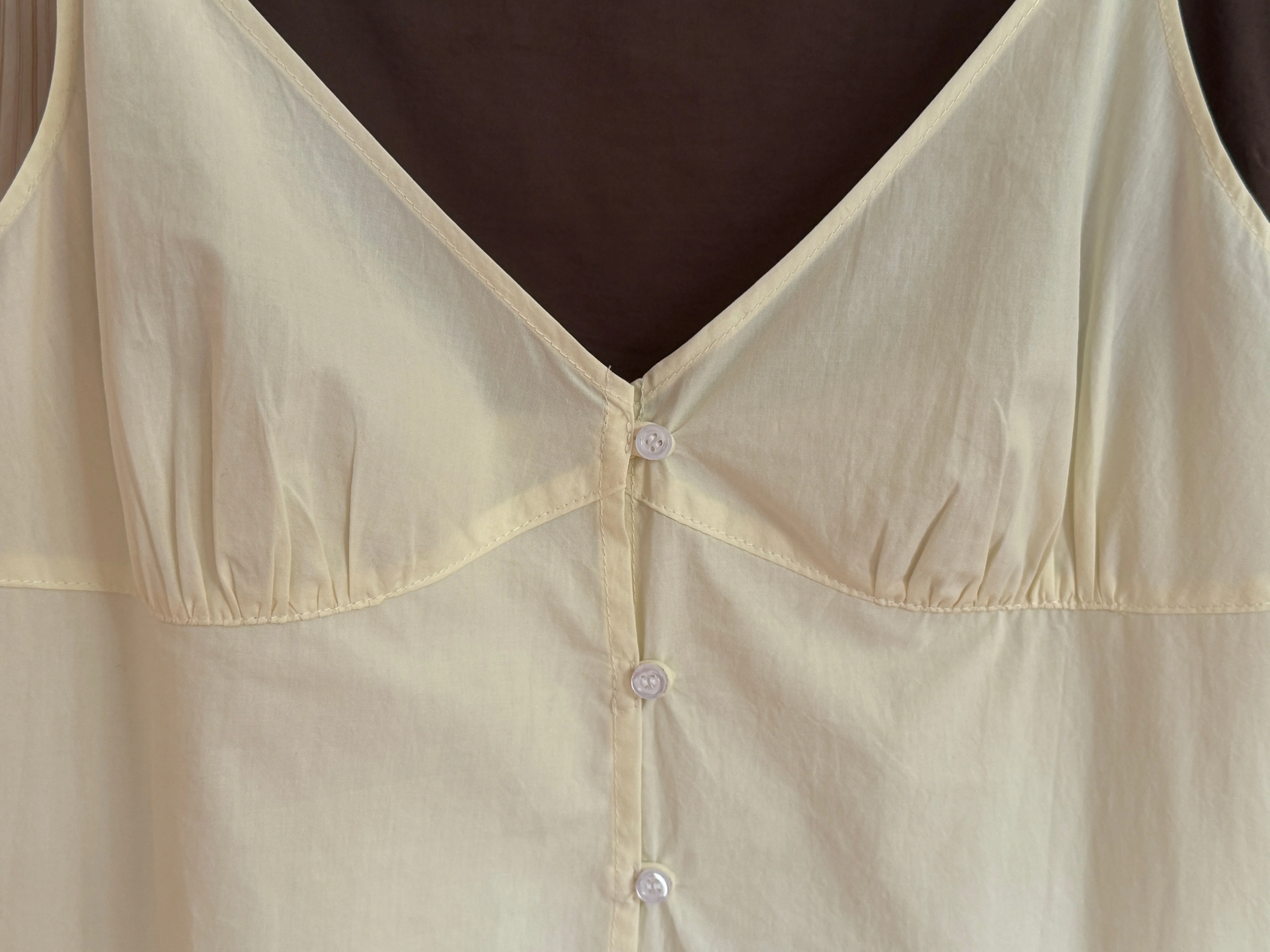 Double Seam Dress - Butter White sold by Deiji Studios product image thumbnail 5