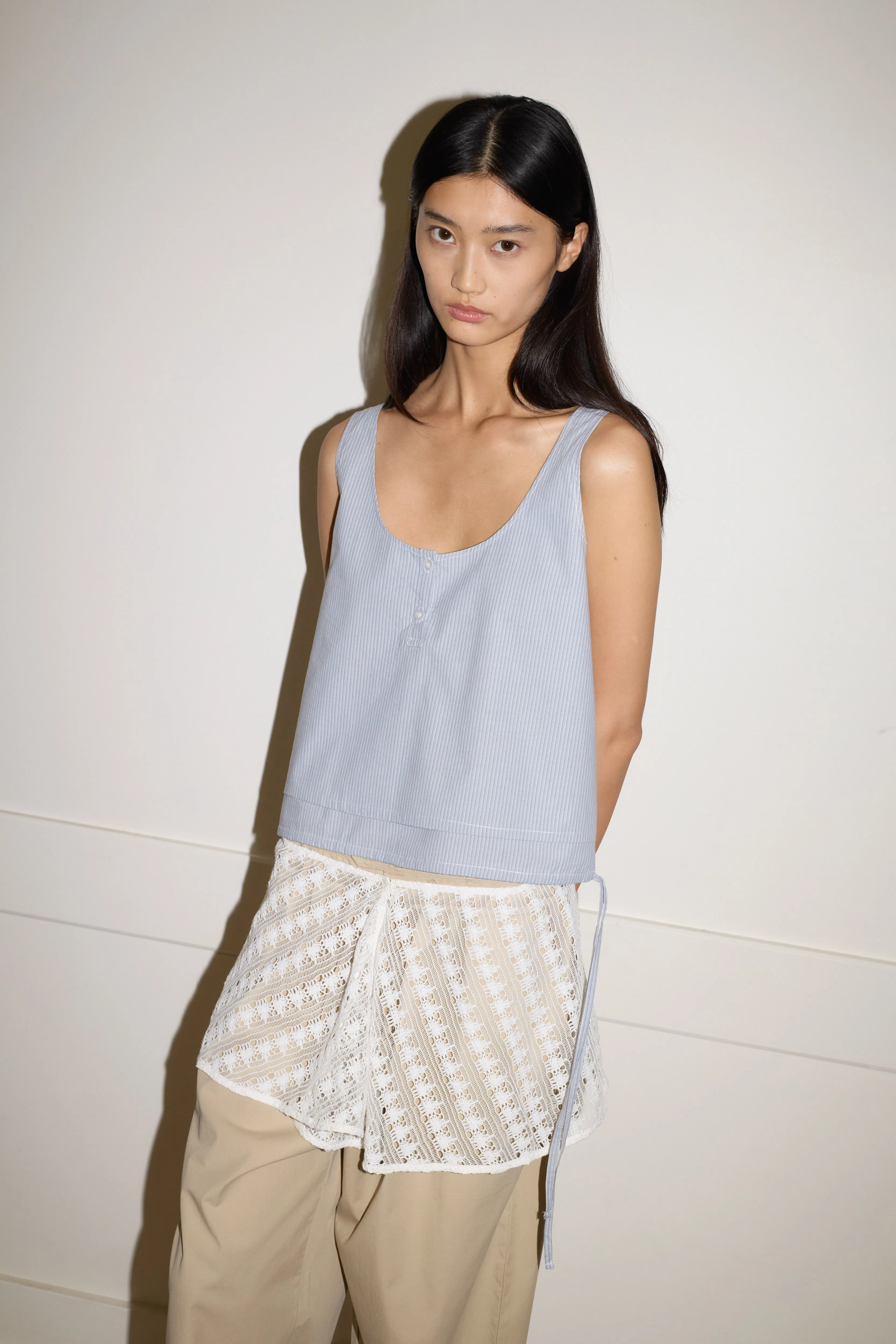 Layered Top - Sky Stripe sold by Deiji Studios