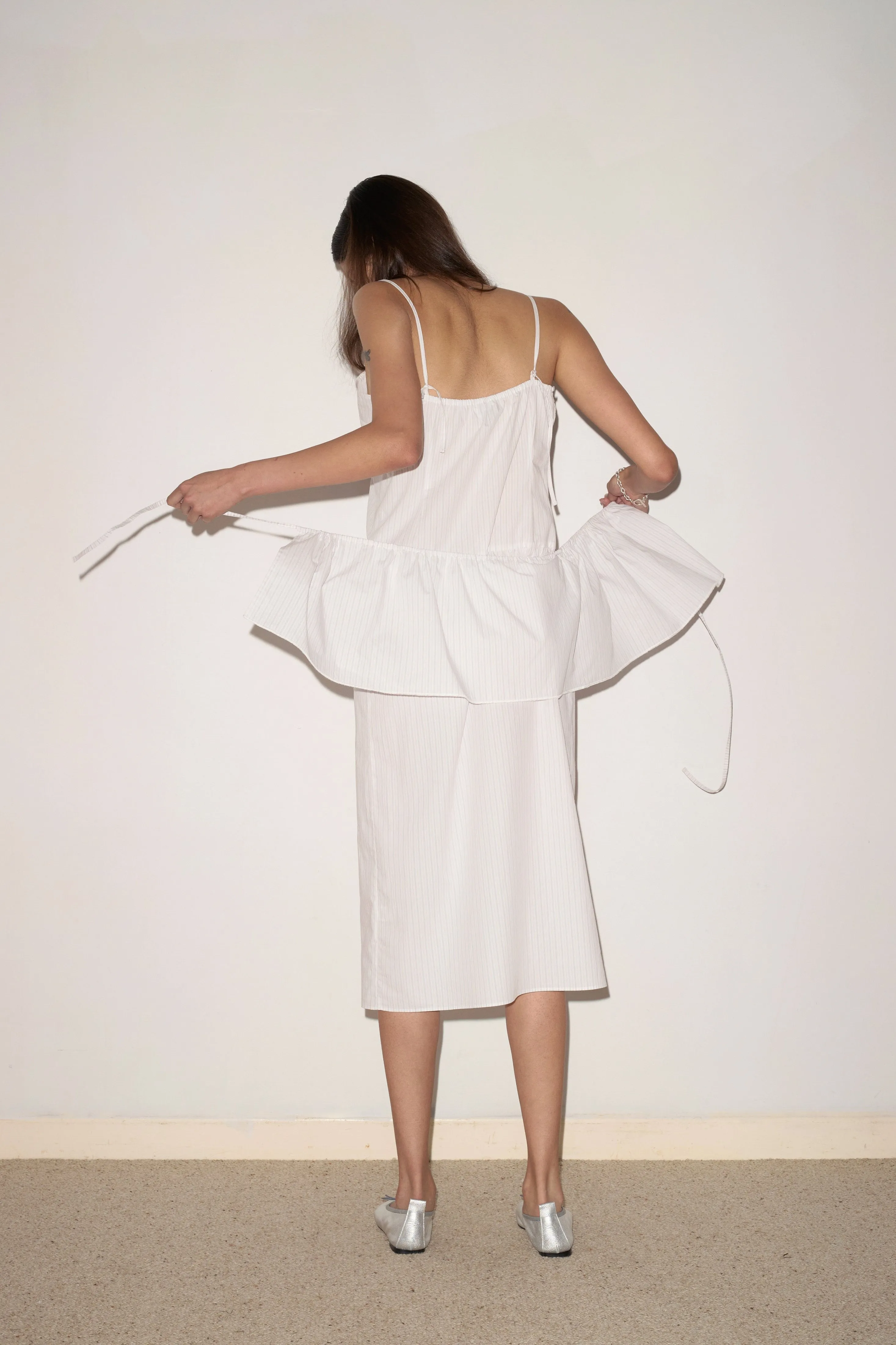 Peplum Dress - Pacific Stripe sold by Deiji Studios product image thumbnail 2