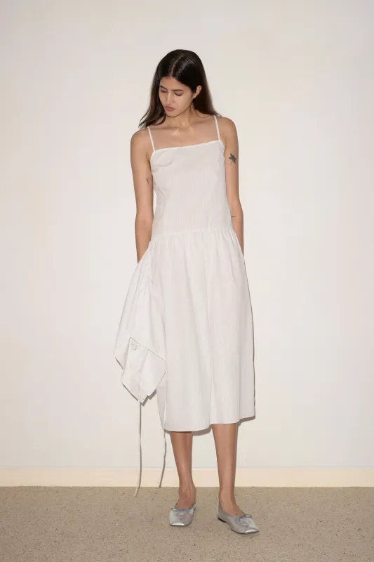 Peplum Dress - Pacific Stripe made by Deiji Studios