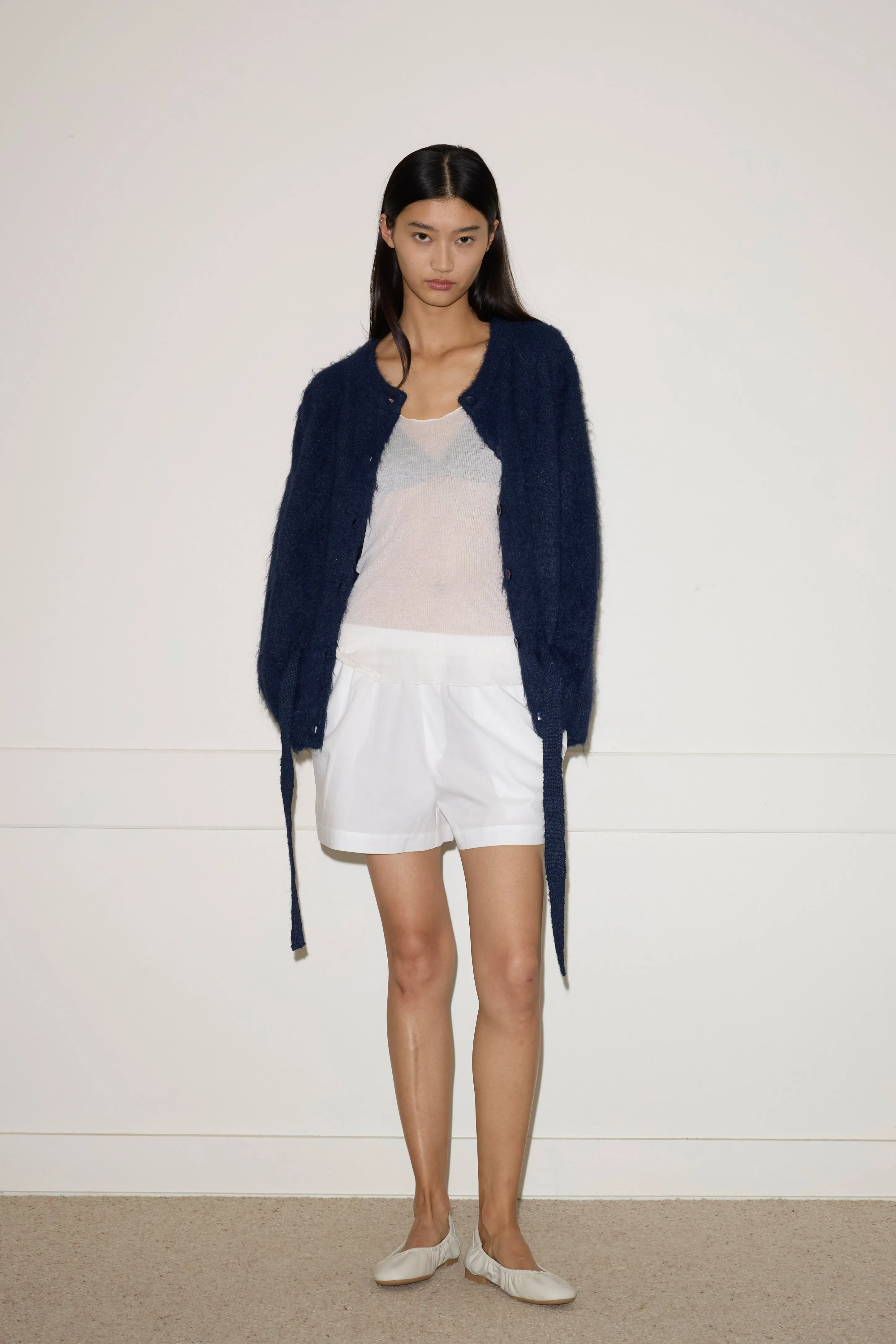 Belted Cardi - Navy sold by Deiji Studios product image thumbnail 3