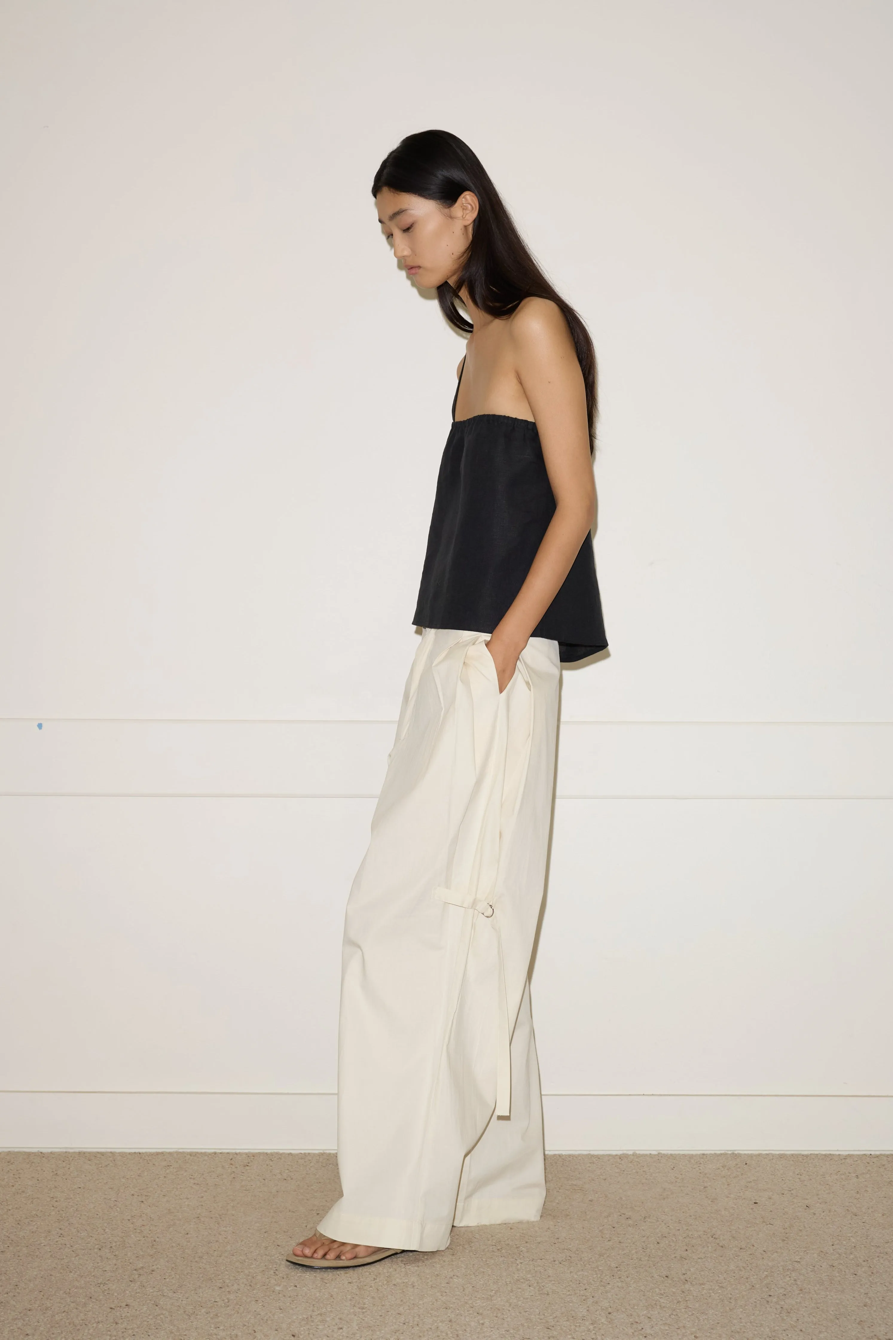 Tab Pant - Off White sold by Deiji Studios