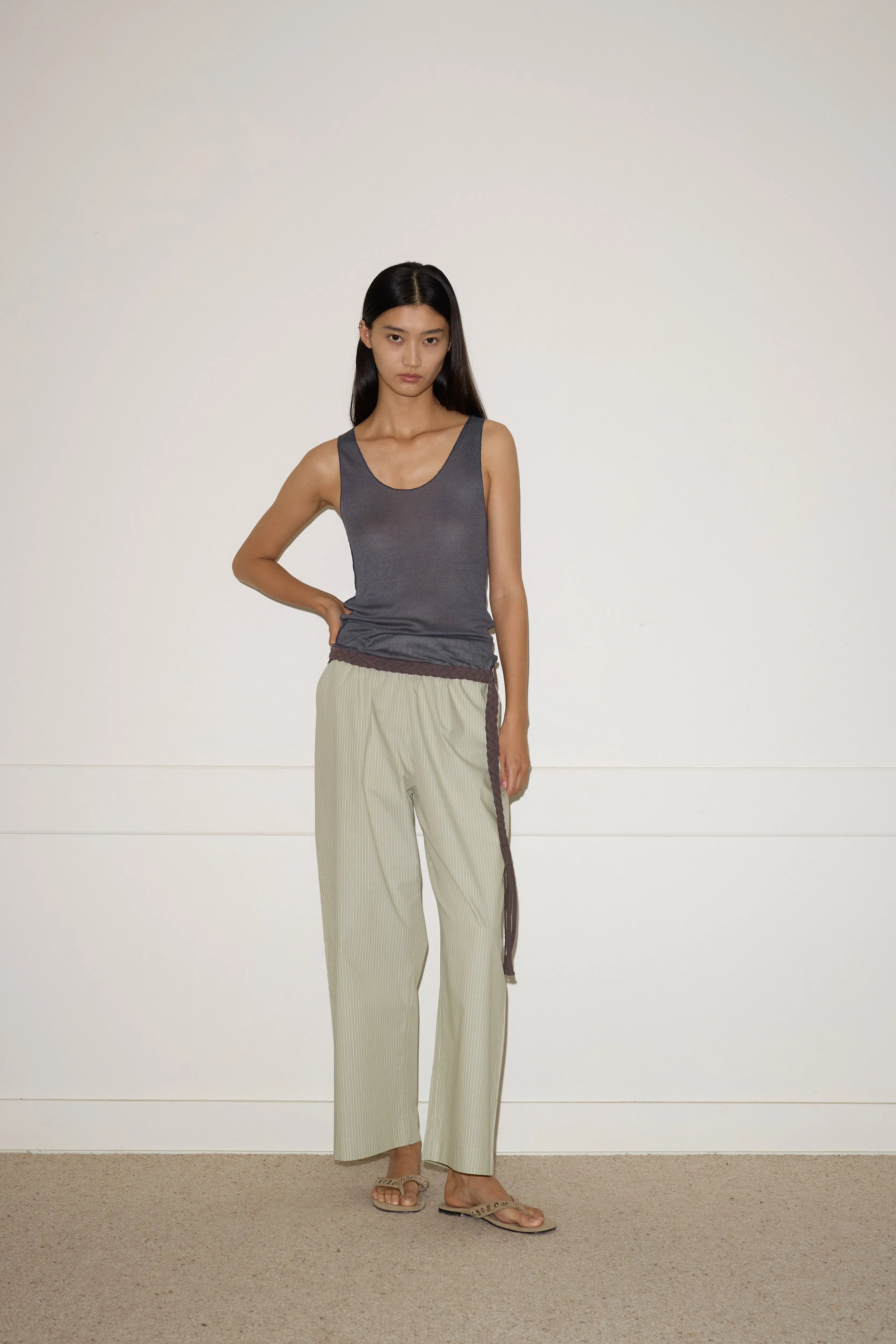 Plaited Belt - Chocolate sold by Deiji Studios product image thumbnail 2