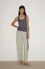 Ease Trouser - Pistachio Stripe sold by Deiji Studios