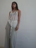 Ease Trouser - Pistachio Stripe sold by Deiji Studios