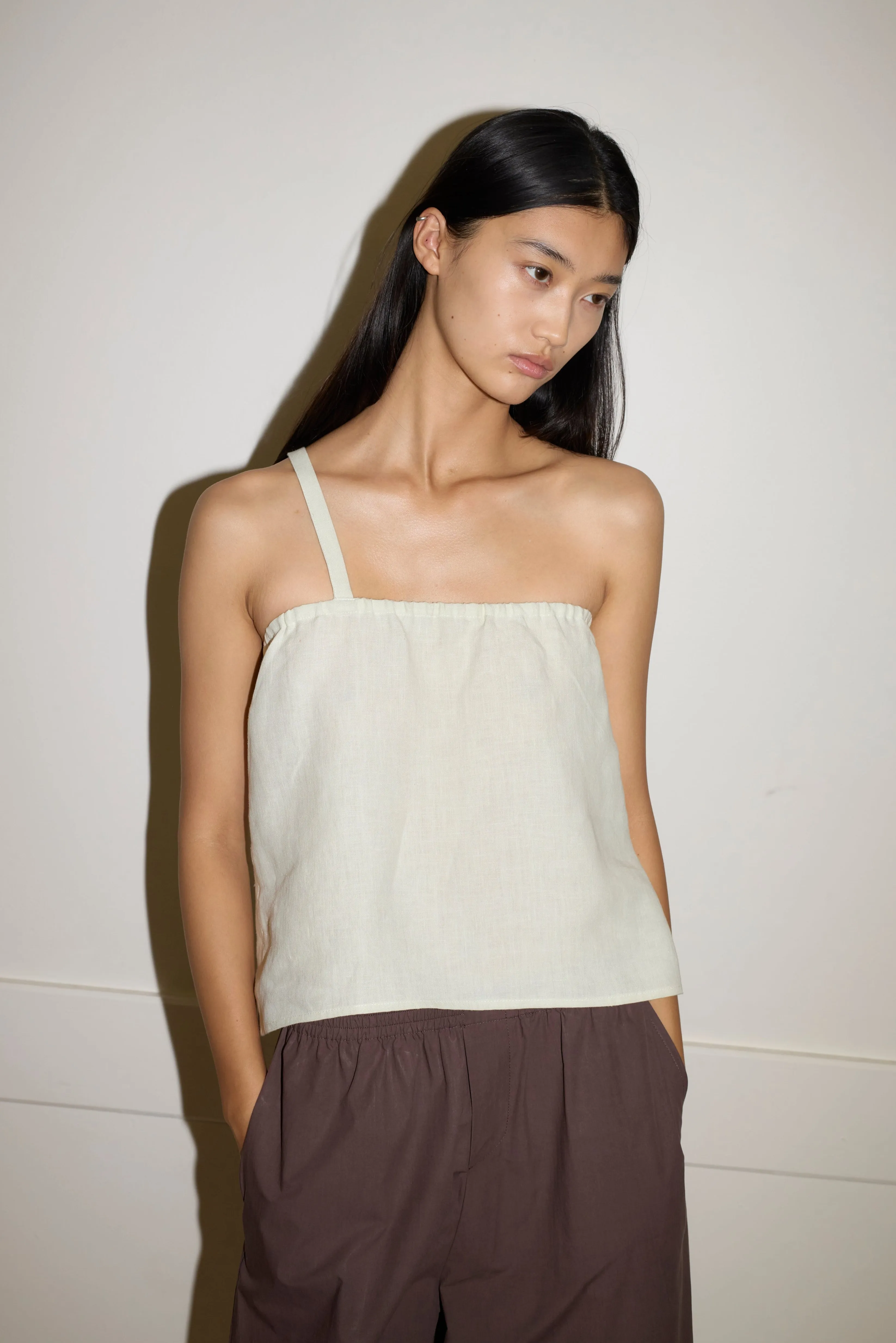 Button Strap Top - Pastel Pistachio sold by Deiji Studios