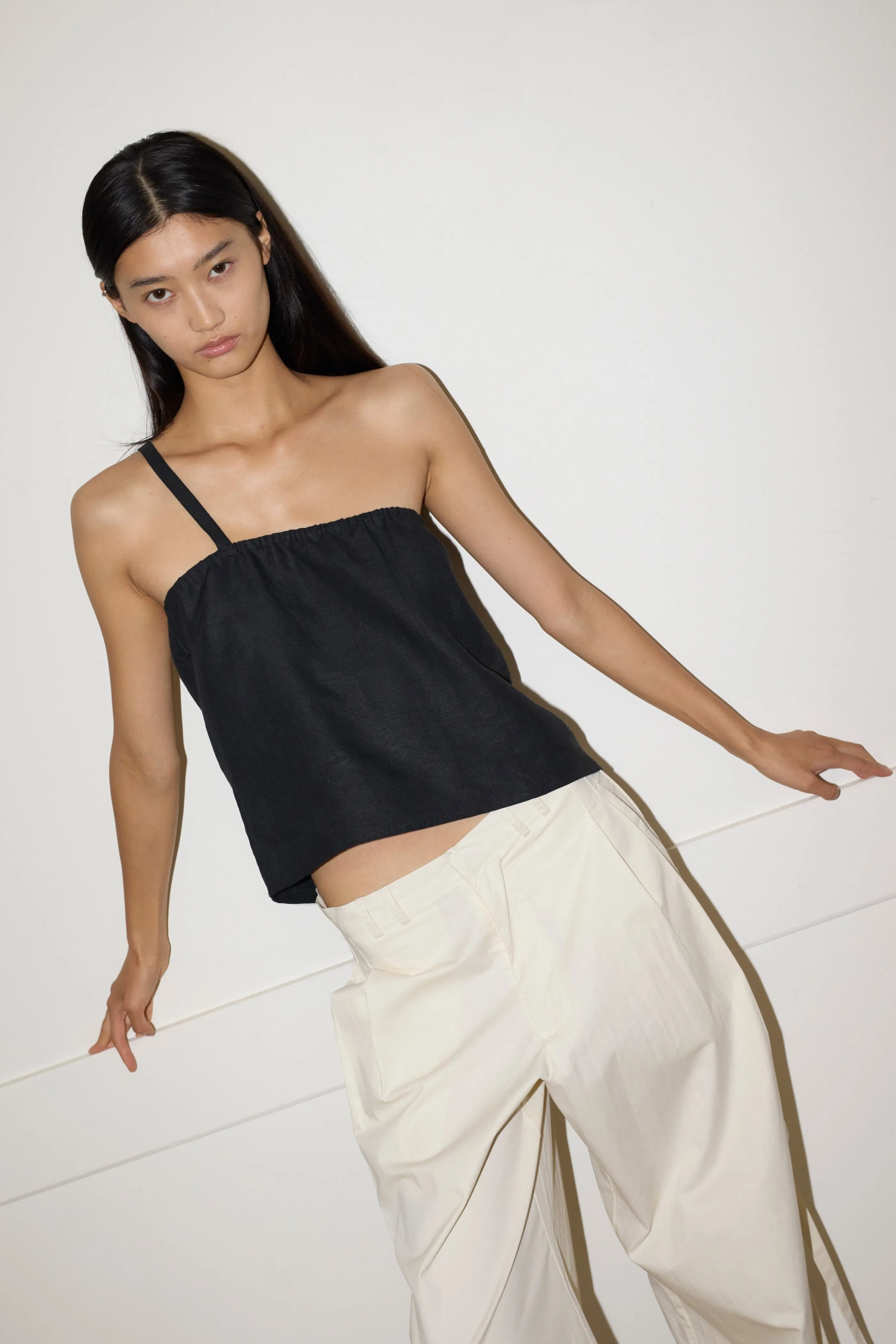 Button Strap Top - Black sold by Deiji Studios product image thumbnail 2