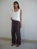Ease Trouser - Chocolate sold by Deiji Studios