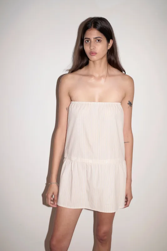 Button Dress - Dusty Stripe sold by Deiji Studios