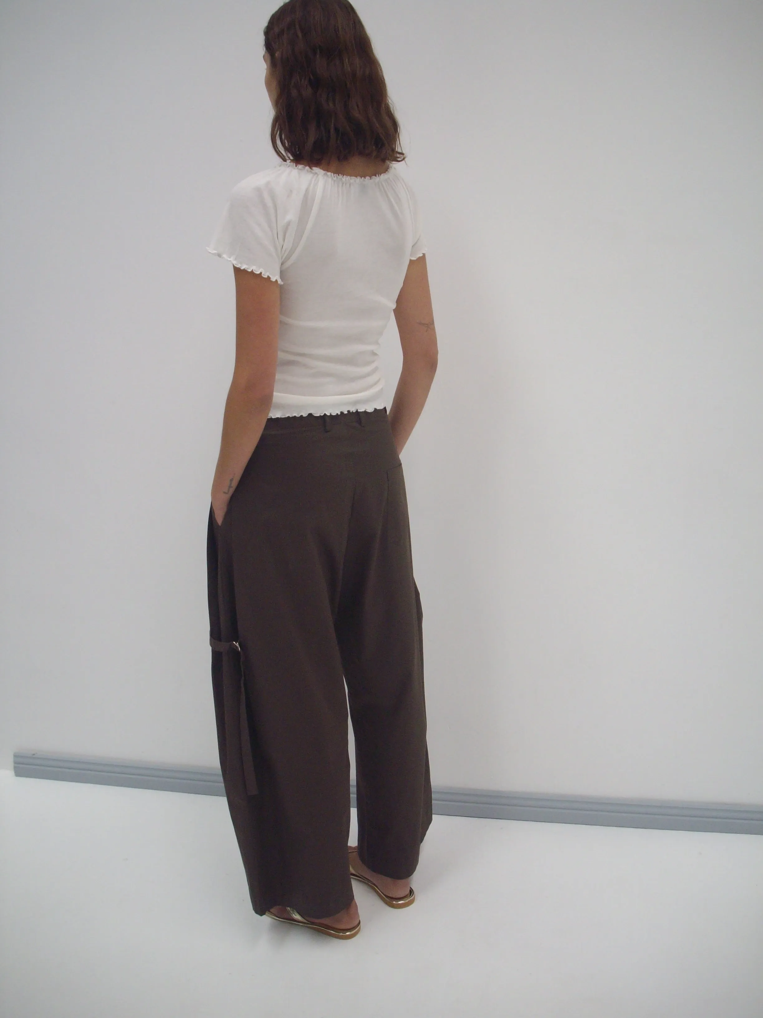 Tab Pant - Dark Brown sold by Deiji Studios product image thumbnail 2