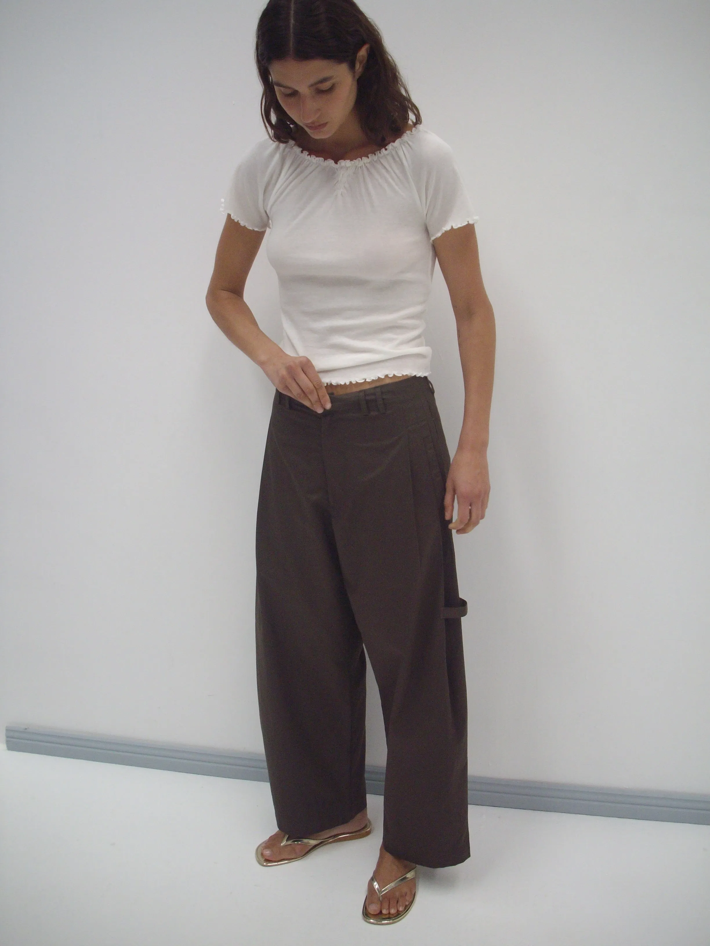 Tab Pant - Dark Brown sold by Deiji Studios product image thumbnail 4
