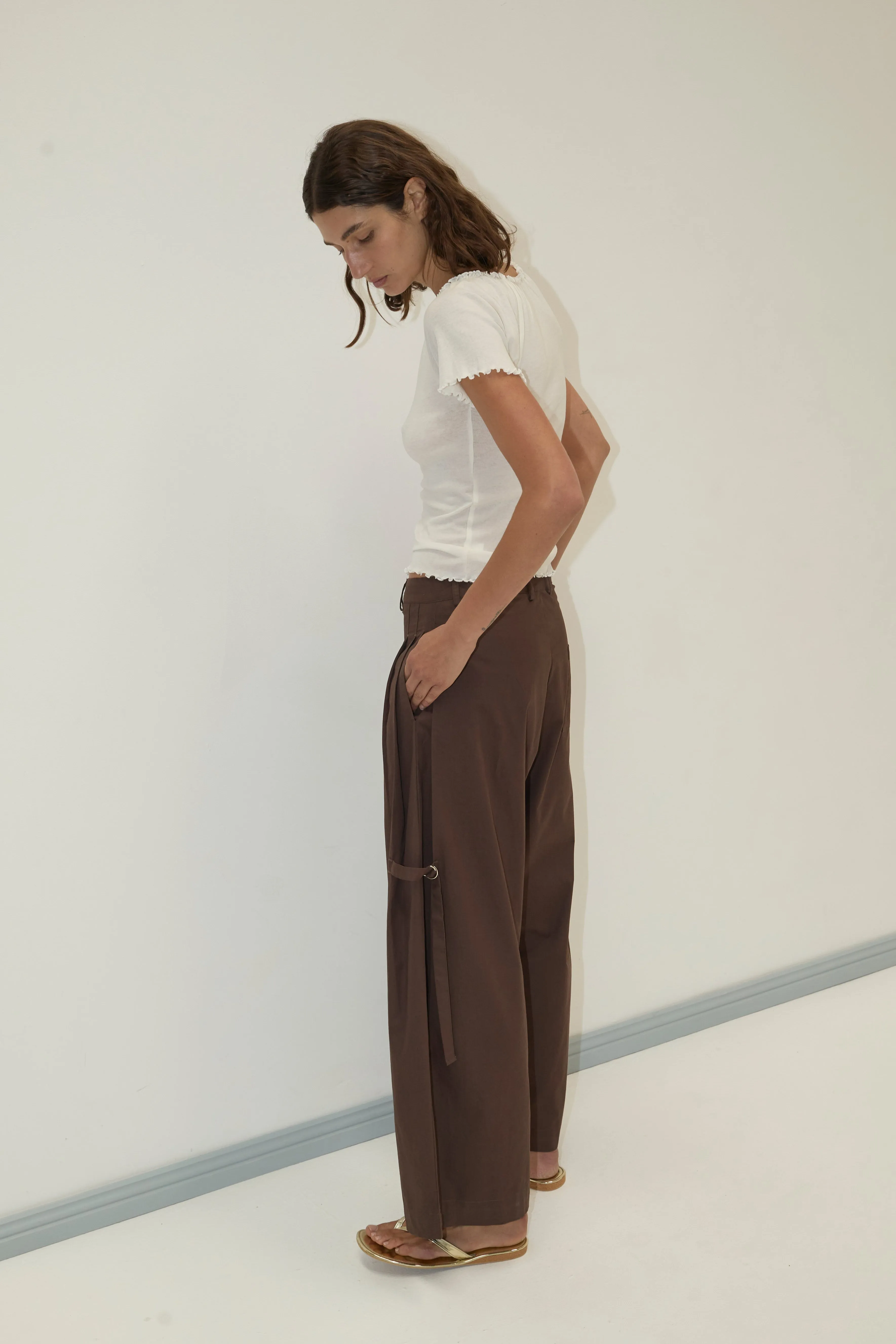 Tab Pant - Dark Brown sold by Deiji Studios product image thumbnail 3