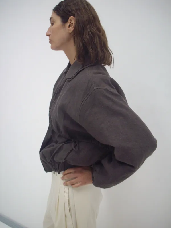 Double Layered Jacket - Bark made by Deiji Studios