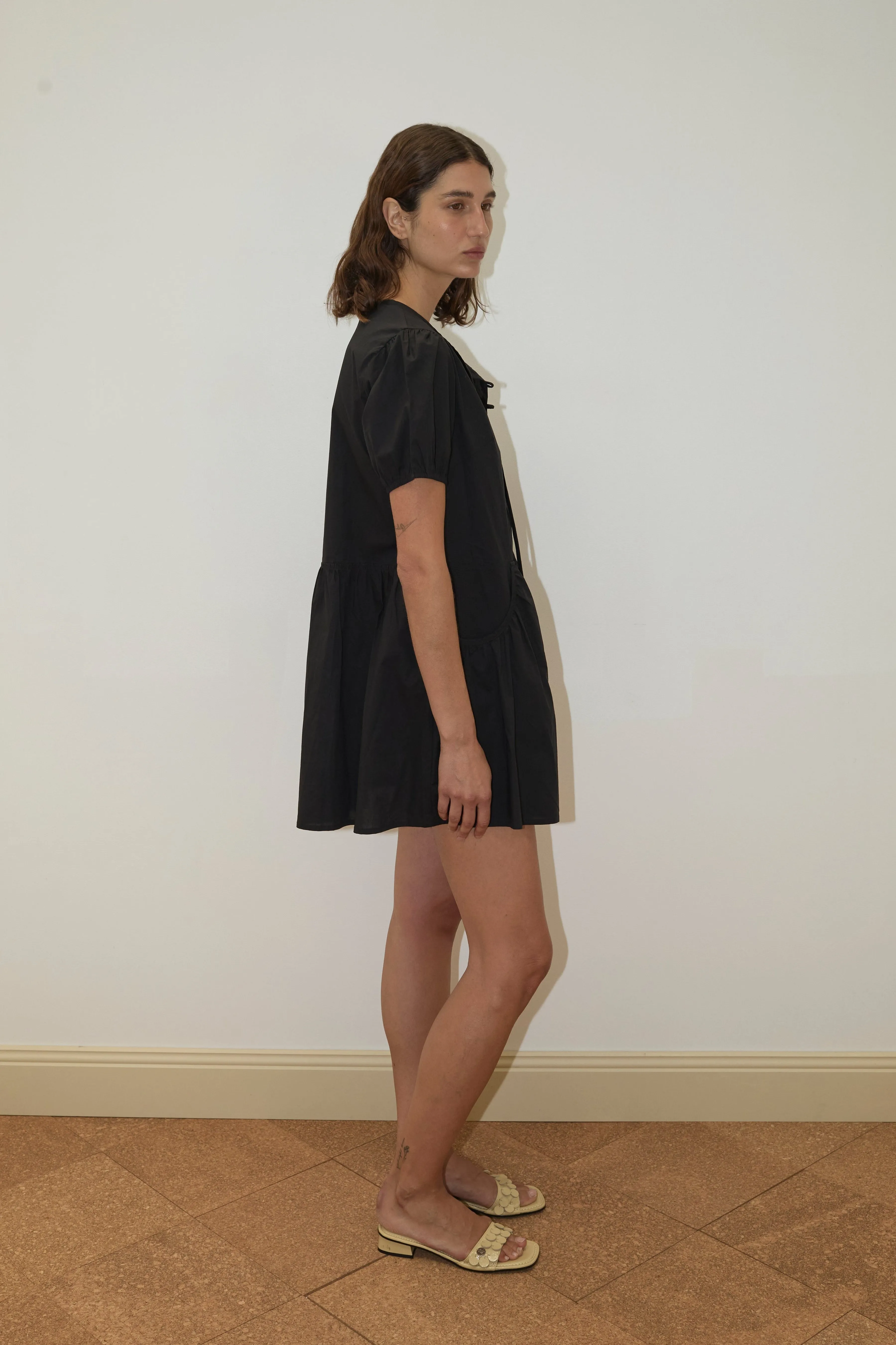 Pocket Mini Dress - Black sold by Deiji Studios product image thumbnail 4