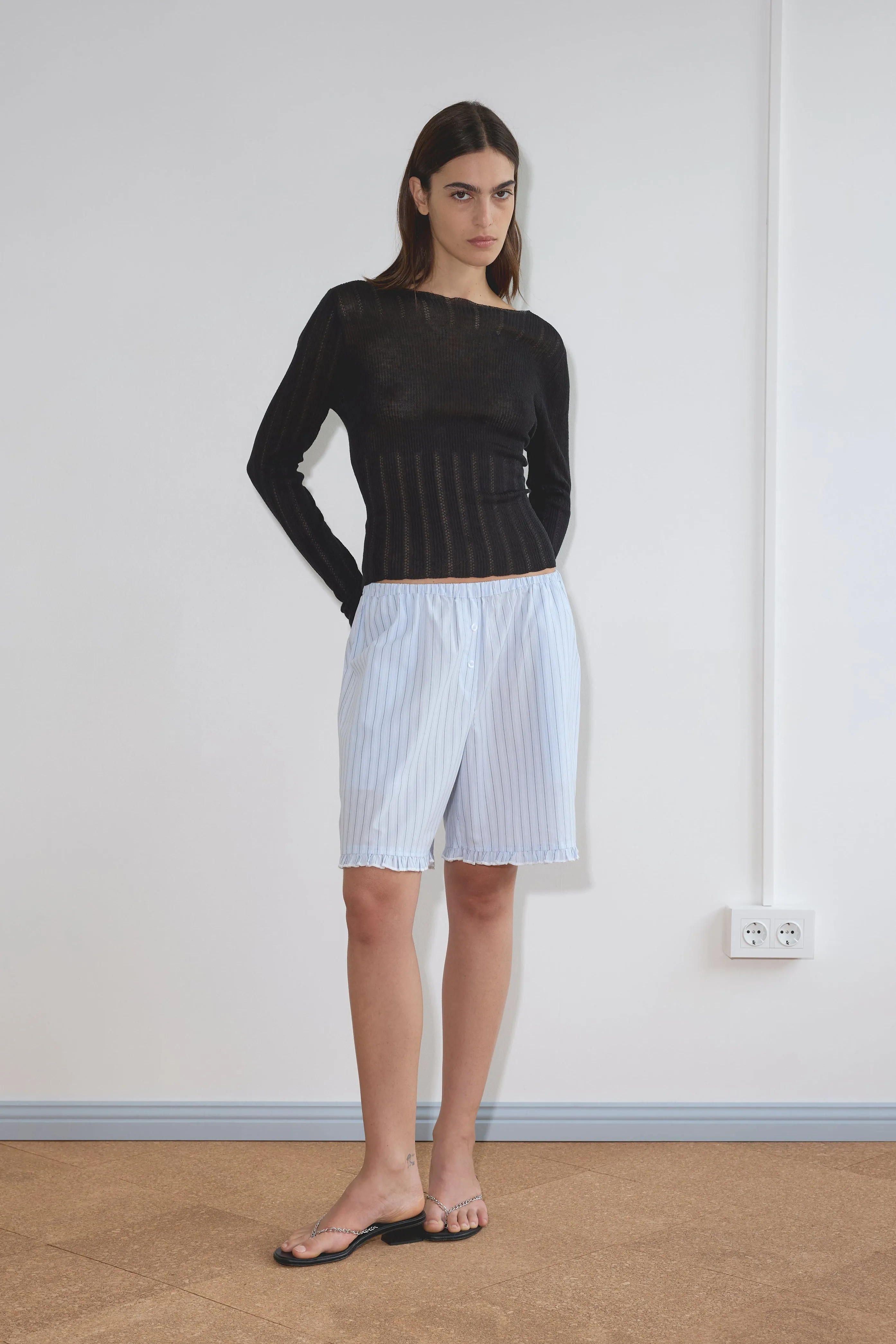 Open Work Longsleeve - Black sold by Deiji Studios product image thumbnail 3