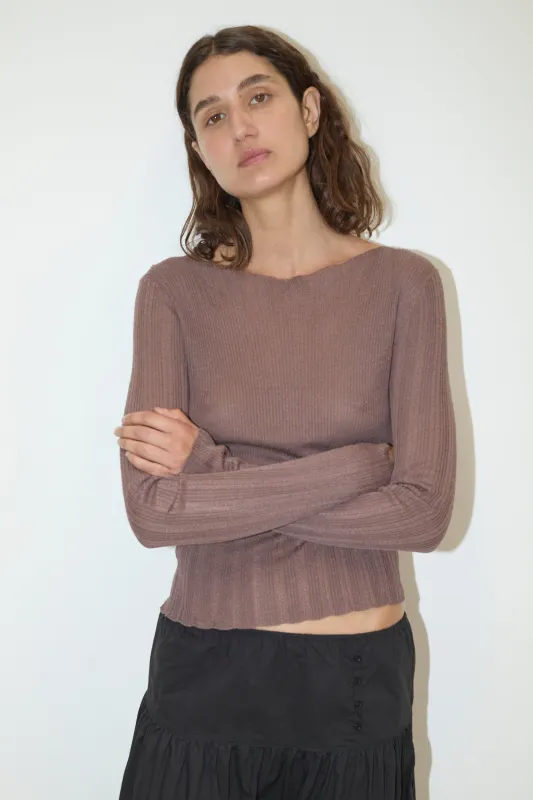 Open Work Longsleeve - Hazel sold by Deiji Studios