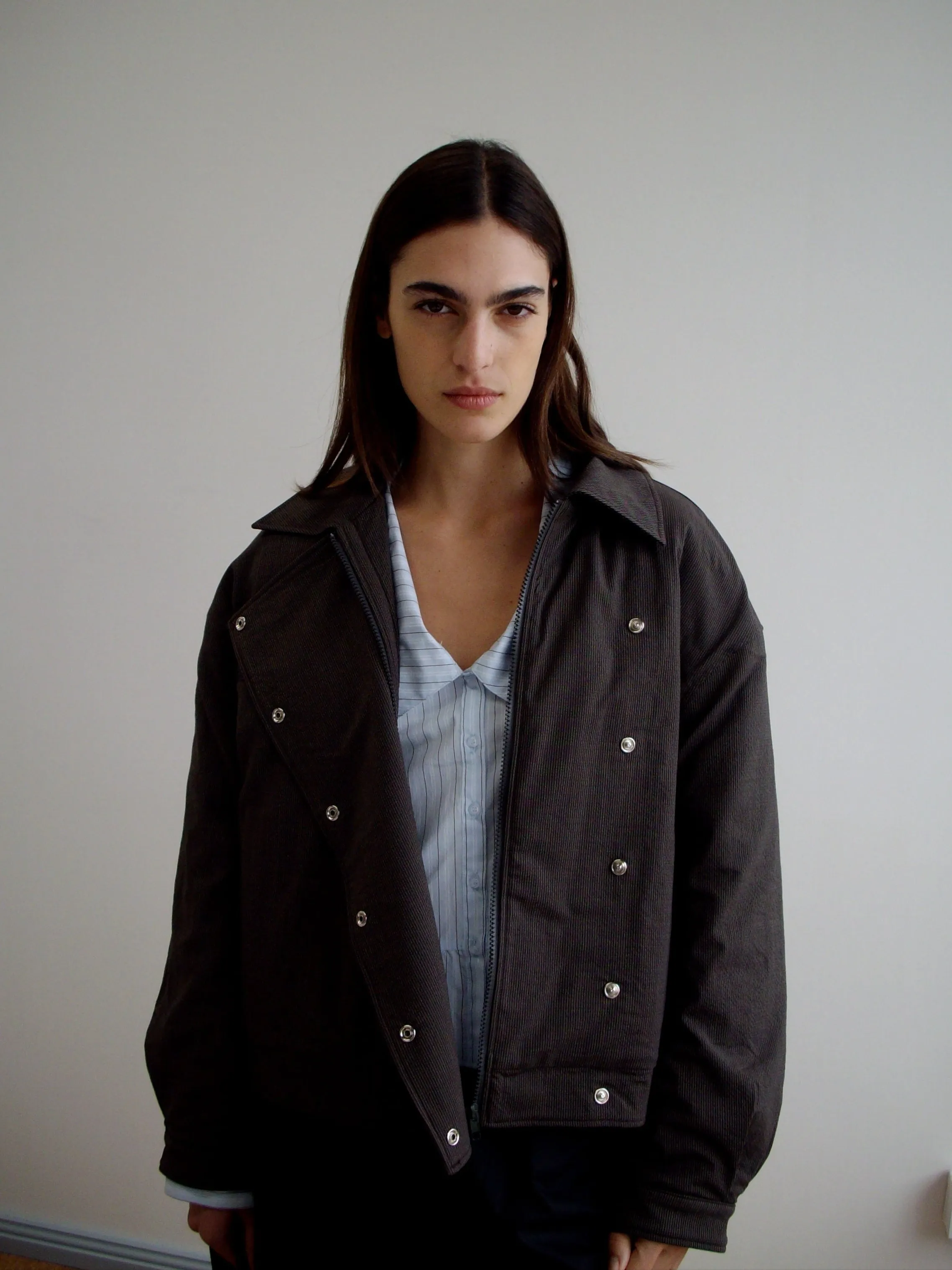 Lapel Jacket - Brown Stripe sold by Deiji Studios product image thumbnail 3