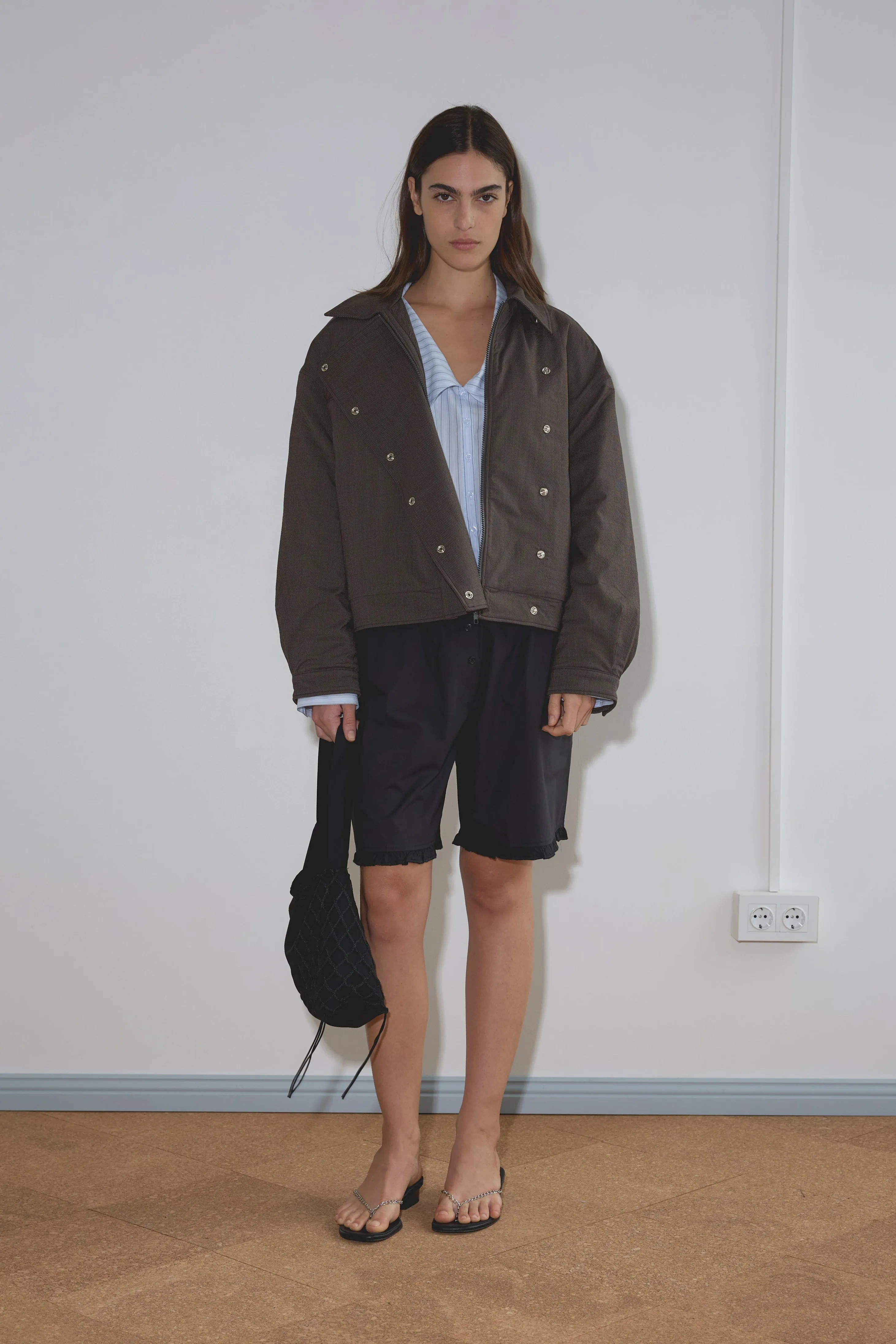 Lapel Jacket - Brown Stripe sold by Deiji Studios product image thumbnail 2