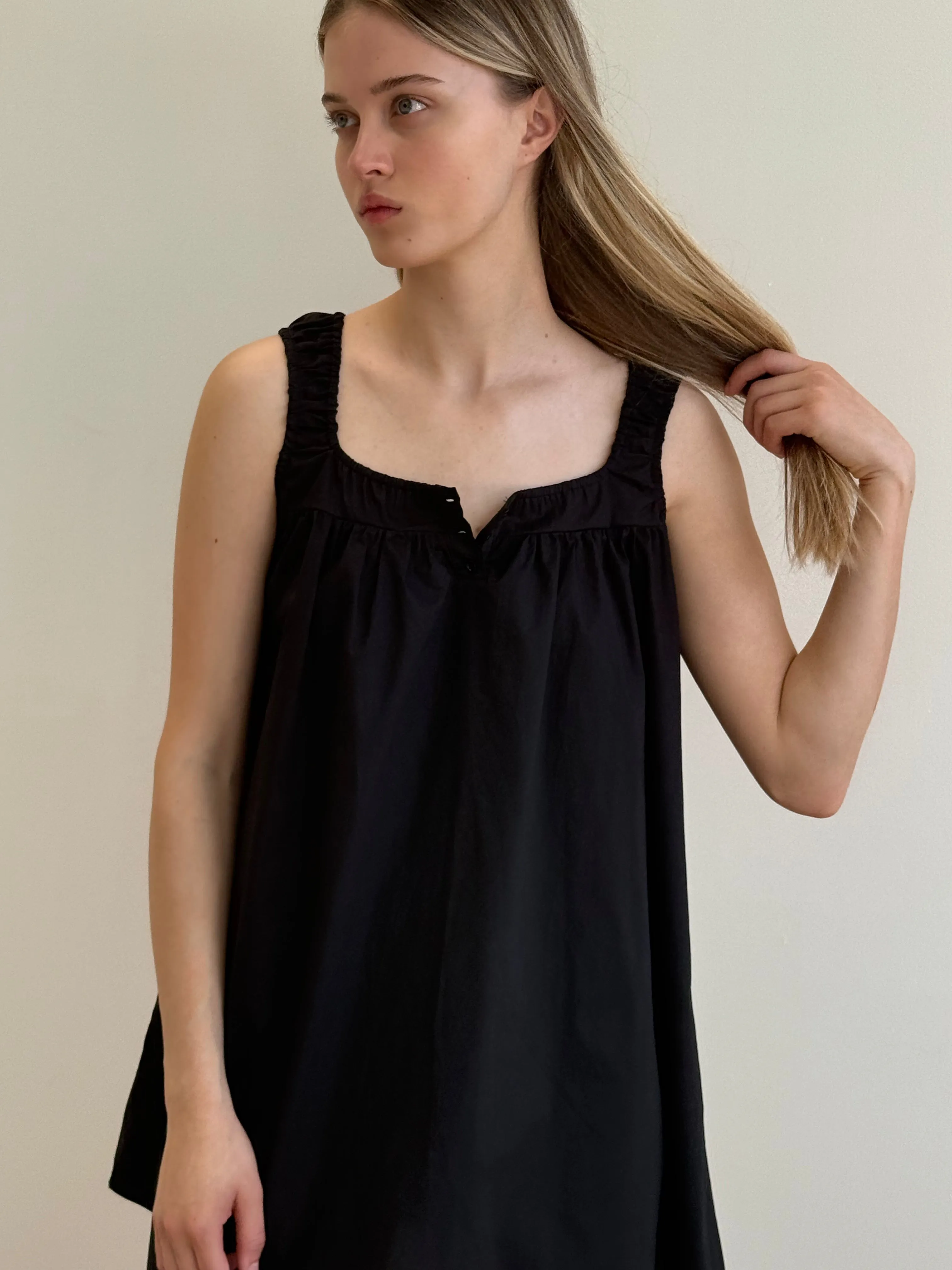 Yoke Mini Dress - Black sold by Deiji Studios product image thumbnail 4