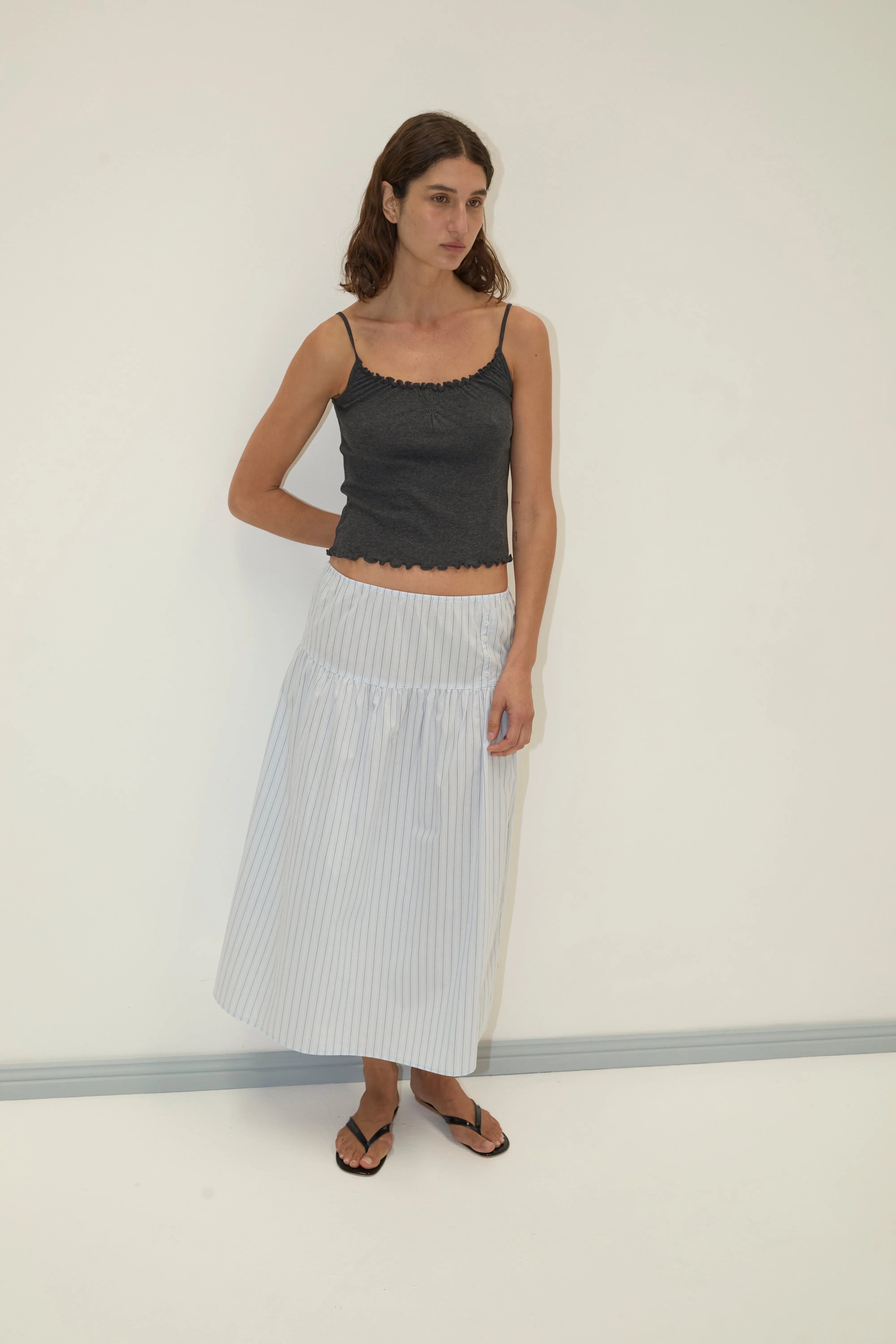 Button Skirt - Mineral Stripe sold by Deiji Studios product image thumbnail 4