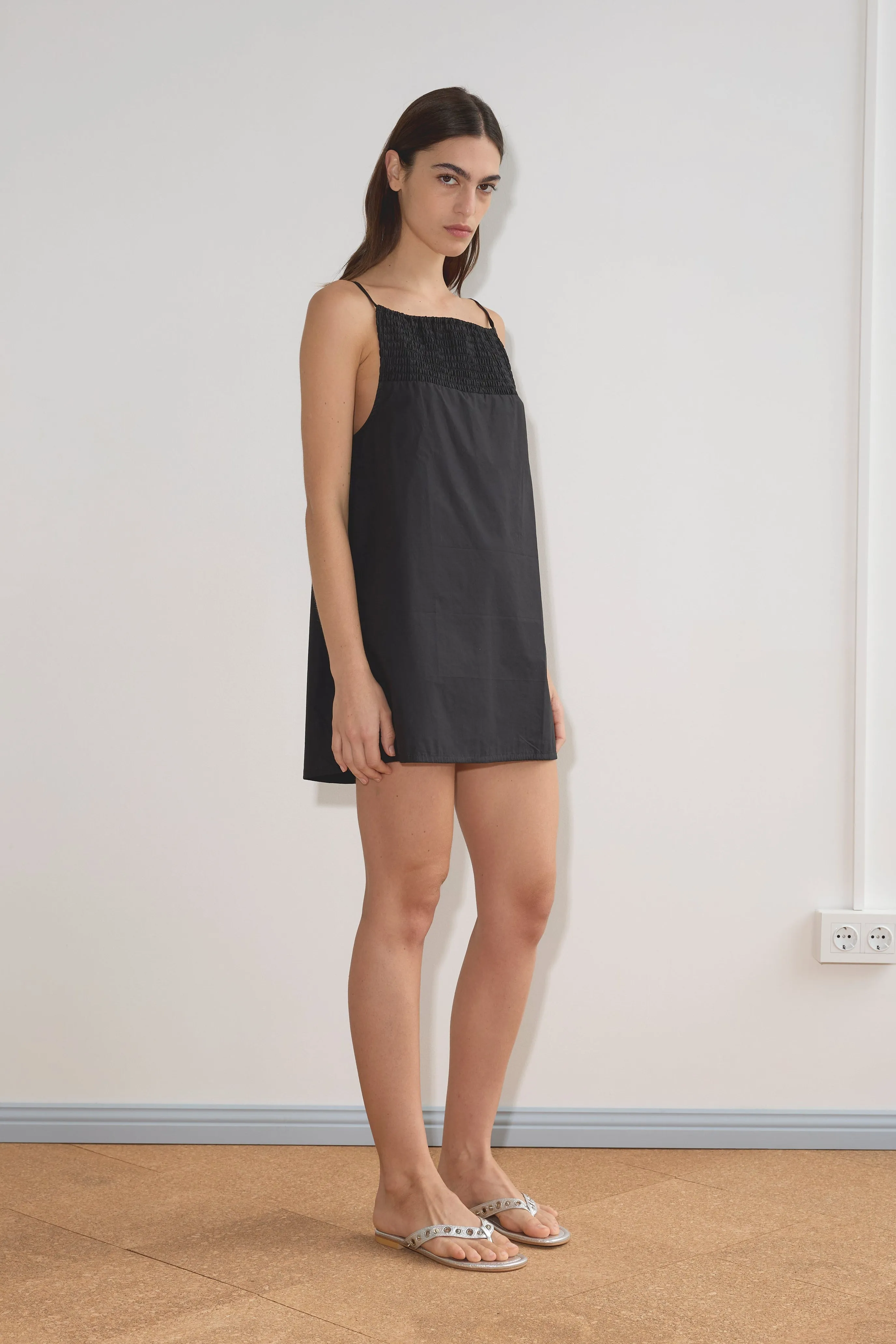 Shirring Mini Dress - Black sold by Deiji Studios product image thumbnail 5