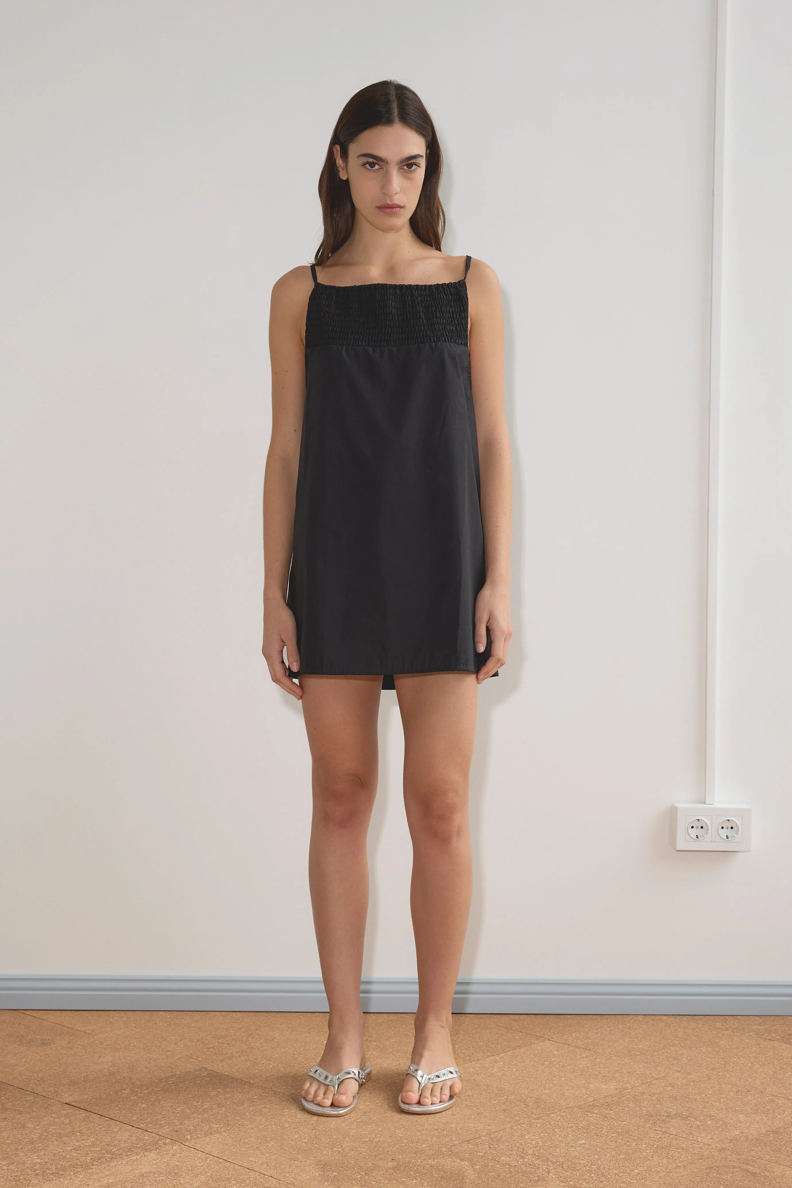 Shirring Mini Dress - Black sold by Deiji Studios product image thumbnail 3